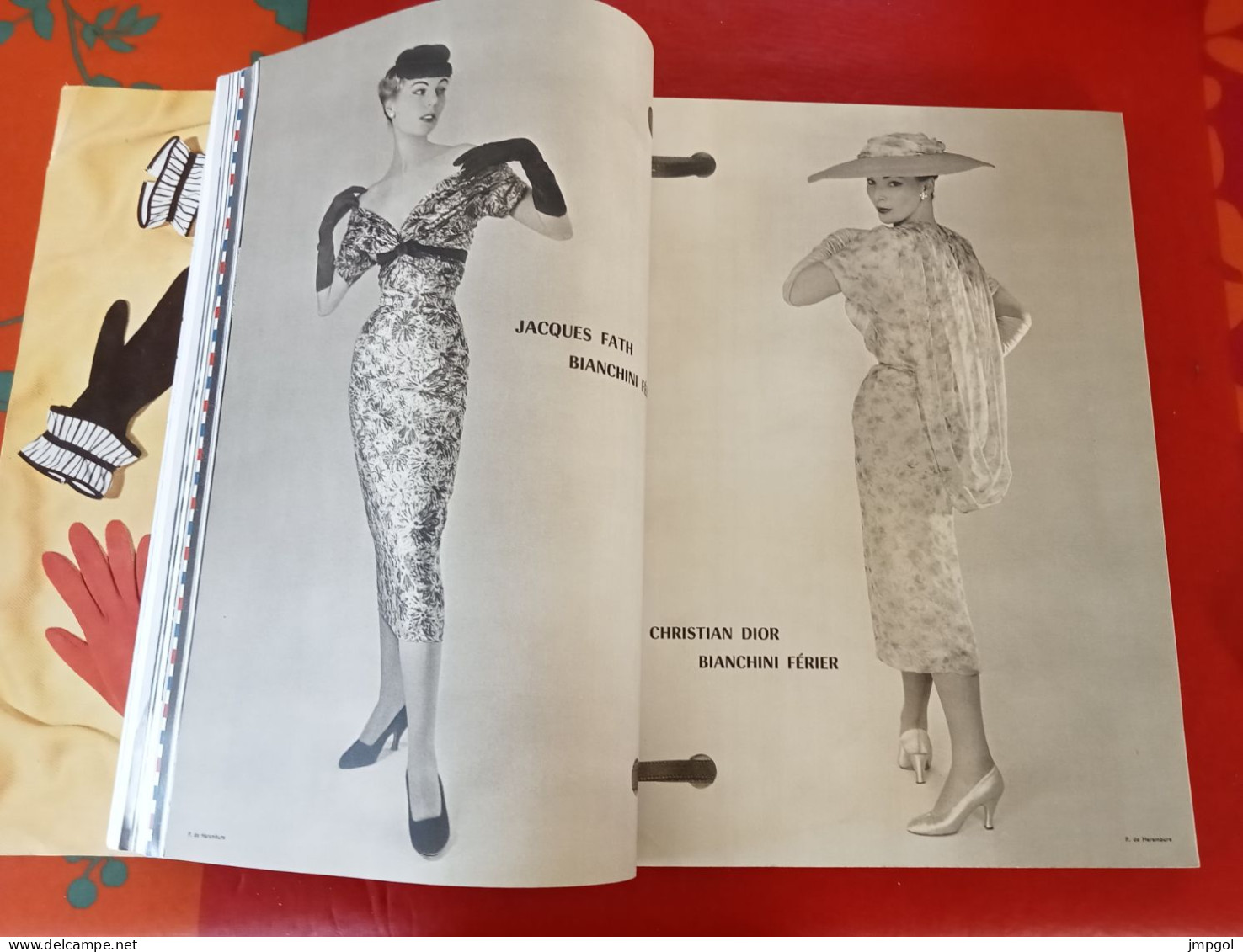 Officiel De La Mode Et De La Couture Paris Mars 1954 Collections Printemps Dior Balmain Cardin Nina Ricci Givenchy Patou - Mode