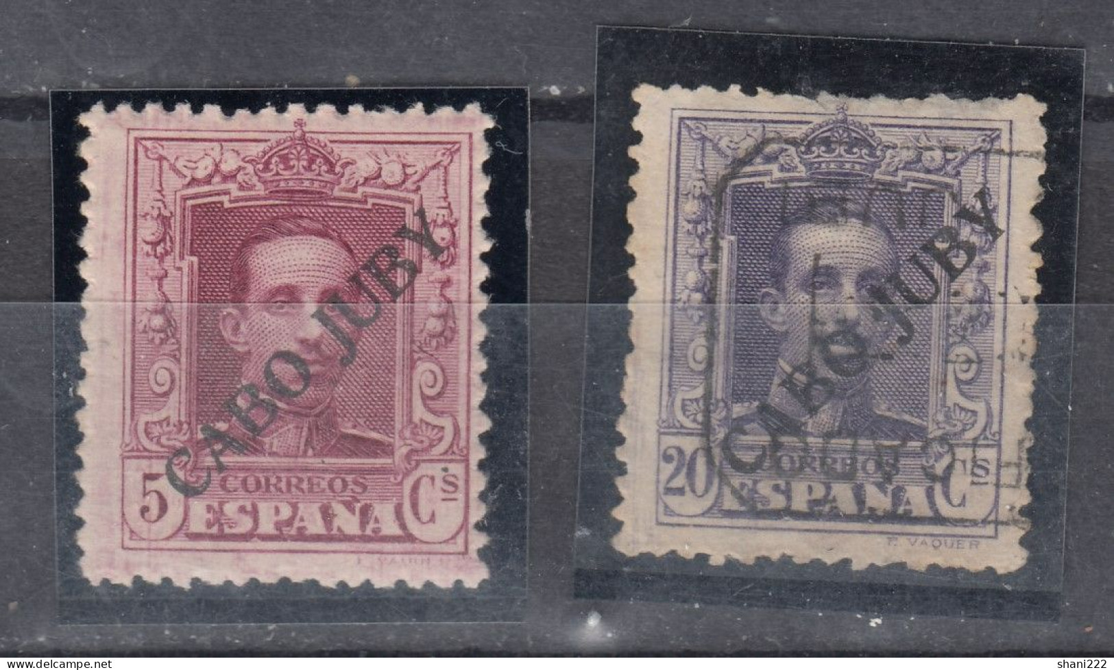 Spain - Cabo Juby - 1925 Sobrecargados - 5, 20c., (e-752) - Kaap Juby