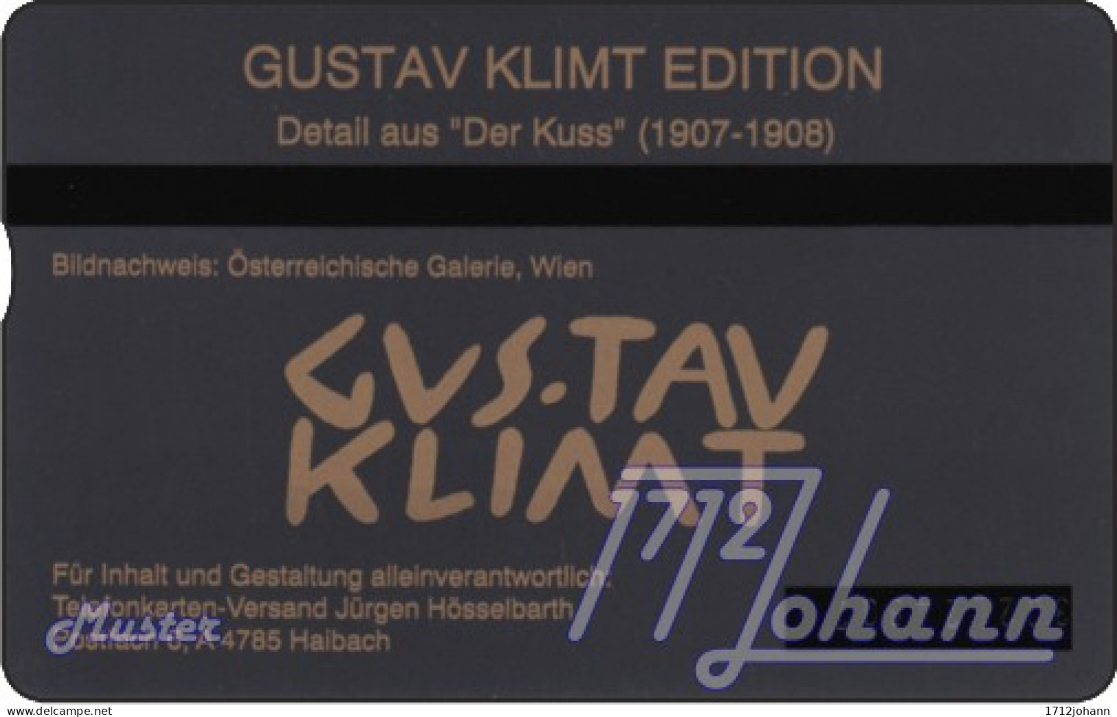 AUSTRIA Private: "Klimt - Der Kuss - 100E" - MINT [ANK P132M] - Oesterreich