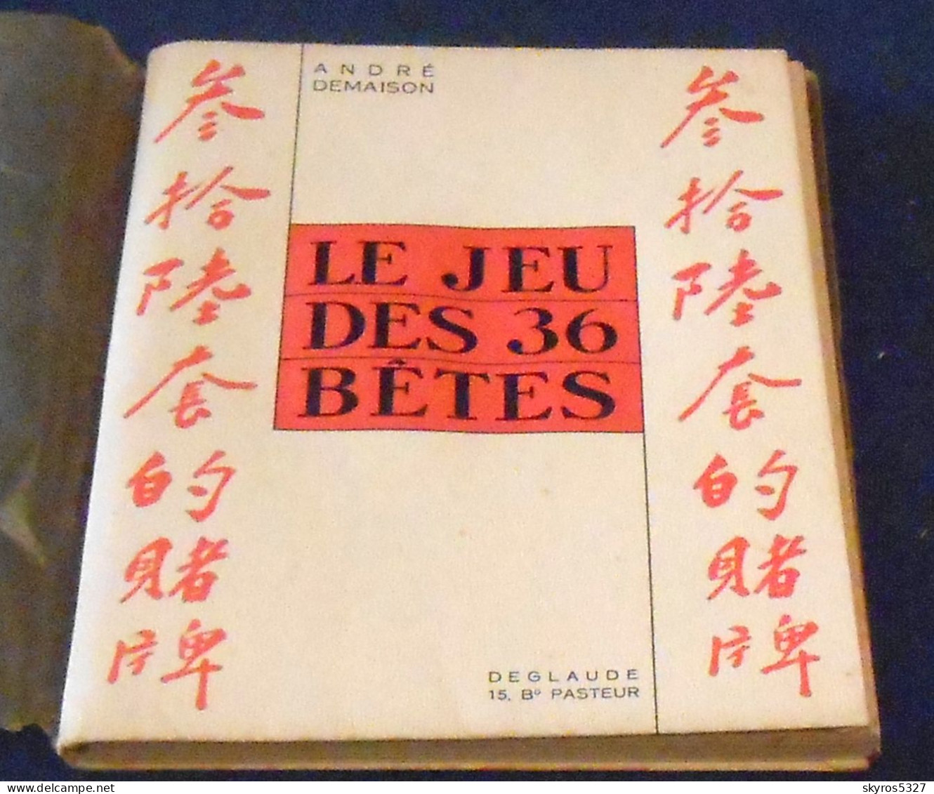 Le Jeu Des 36 Bêtes - 1901-1940