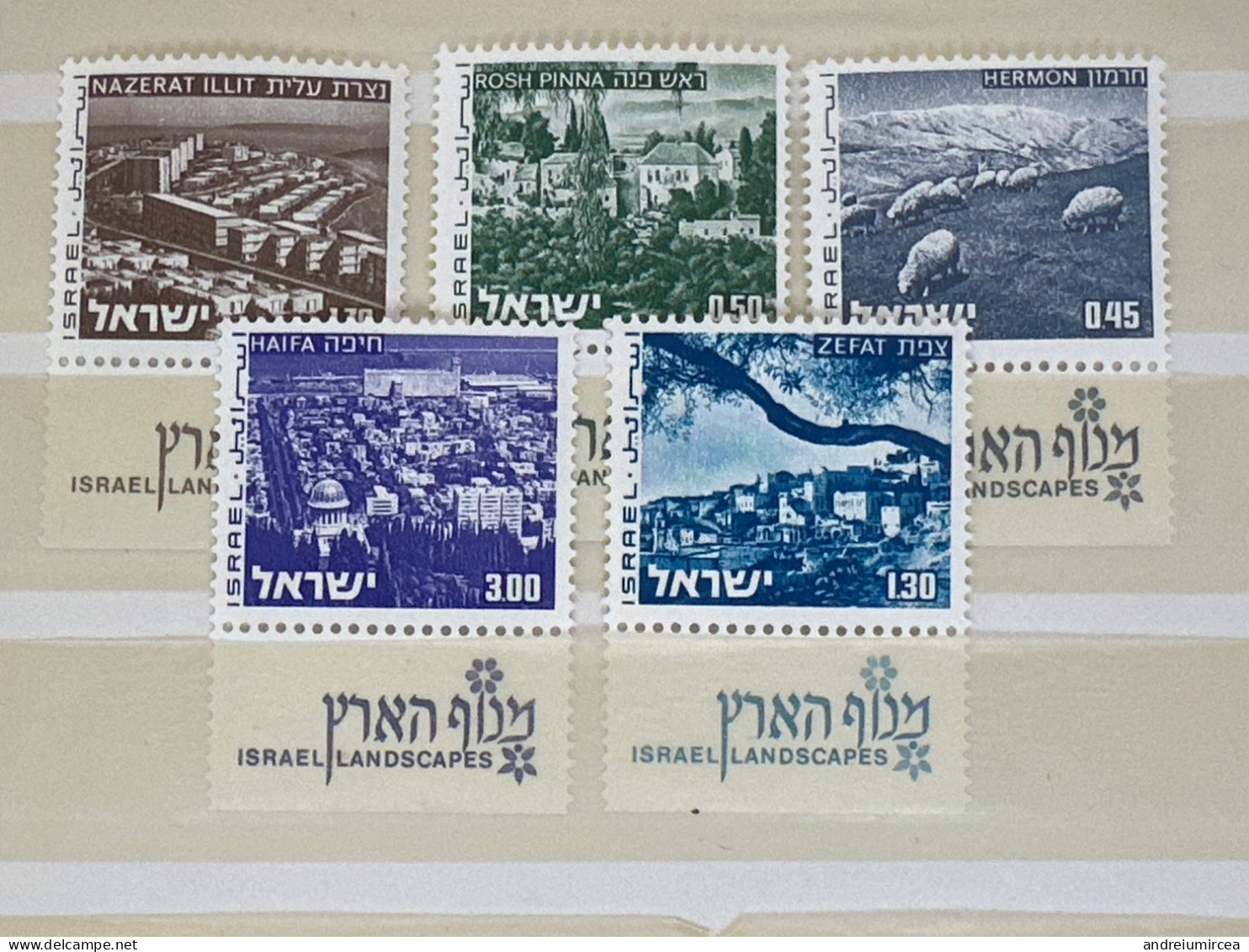 Israel Landscapes     MNH - Unused Stamps (with Tabs)