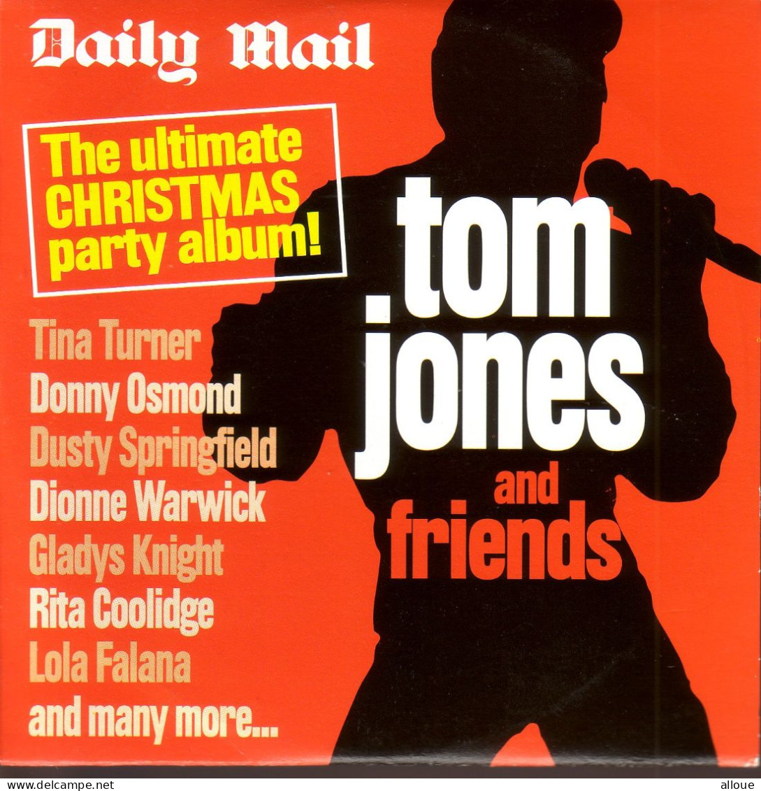 TOM JONES AND FRIENDS - CD DAILY MAIL - POCHETTE CARTON - THE ULTIMATE CHRISTMAS PARTY ALBUM ! - Otros - Canción Inglesa