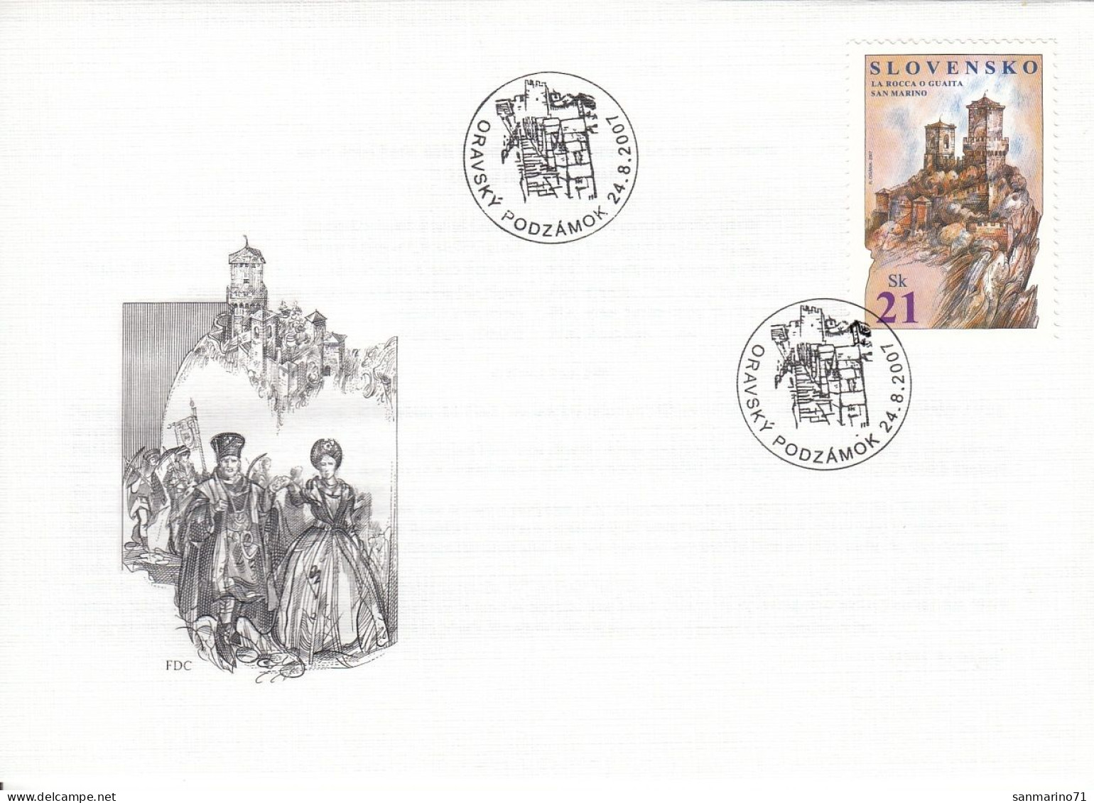 FDC SLOVAKIA 562 - FDC