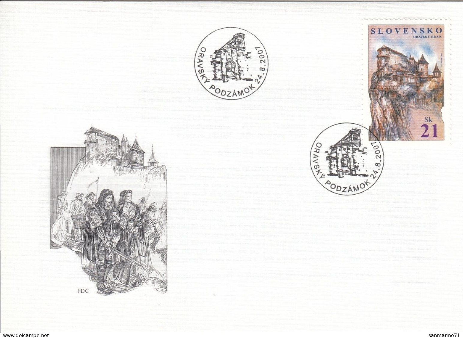 FDC SLOVAKIA 563 - FDC