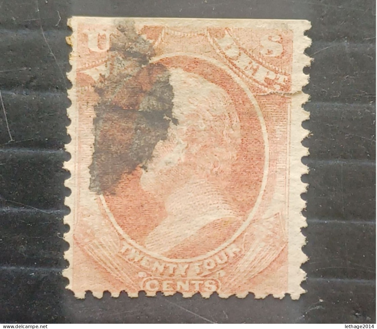 UNITED STATE 1870 OFFICIAL STAMPS AGRICULTURE DEPT WAR SC N O91 SOME DEFECTS - Gebraucht