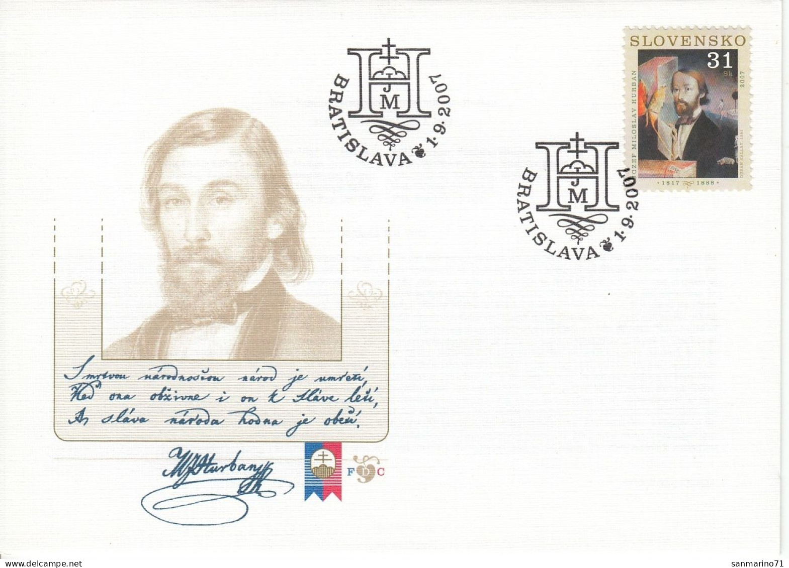 FDC SLOVAKIA 564 - FDC