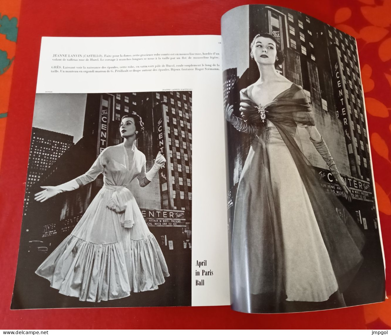 Officiel de la Mode et de la Couture Paris Avril 1953 Collections Printemps Dior Balmain Cardin Ricci Waldorf Astoria