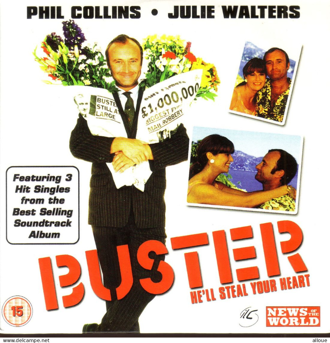 PHIL COLLINS - JUDY WALTERS IN BUSTER  - DVD NEWS WORLD   - POCHETTE CARTON - DVD Musicali