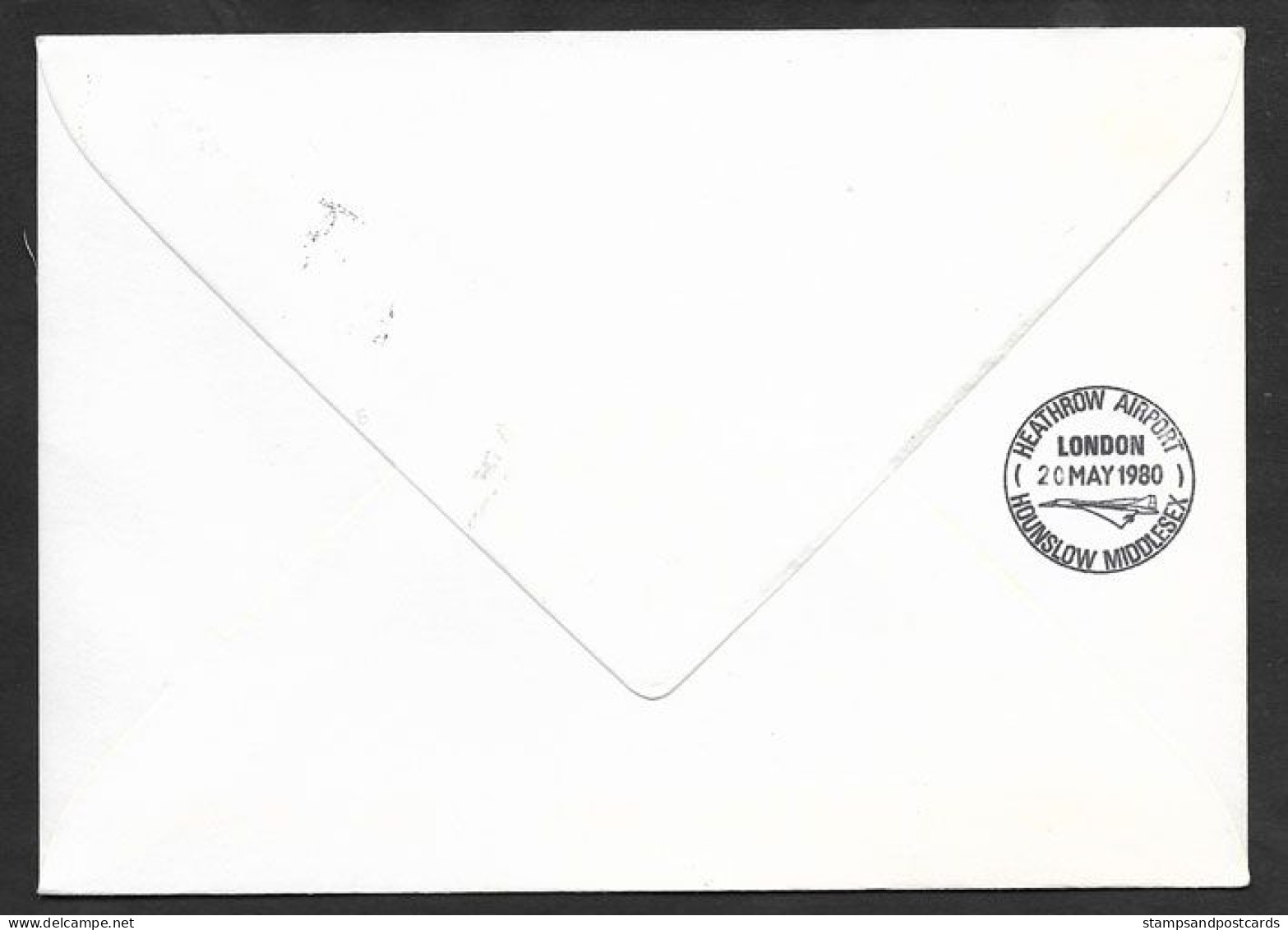 Portugal 20 Ans Premier Vol TAP Lisbonne Londres Royaume Uni 1980 Lisbon Londres United Kingdom 20 Years First Flight - Cartas & Documentos