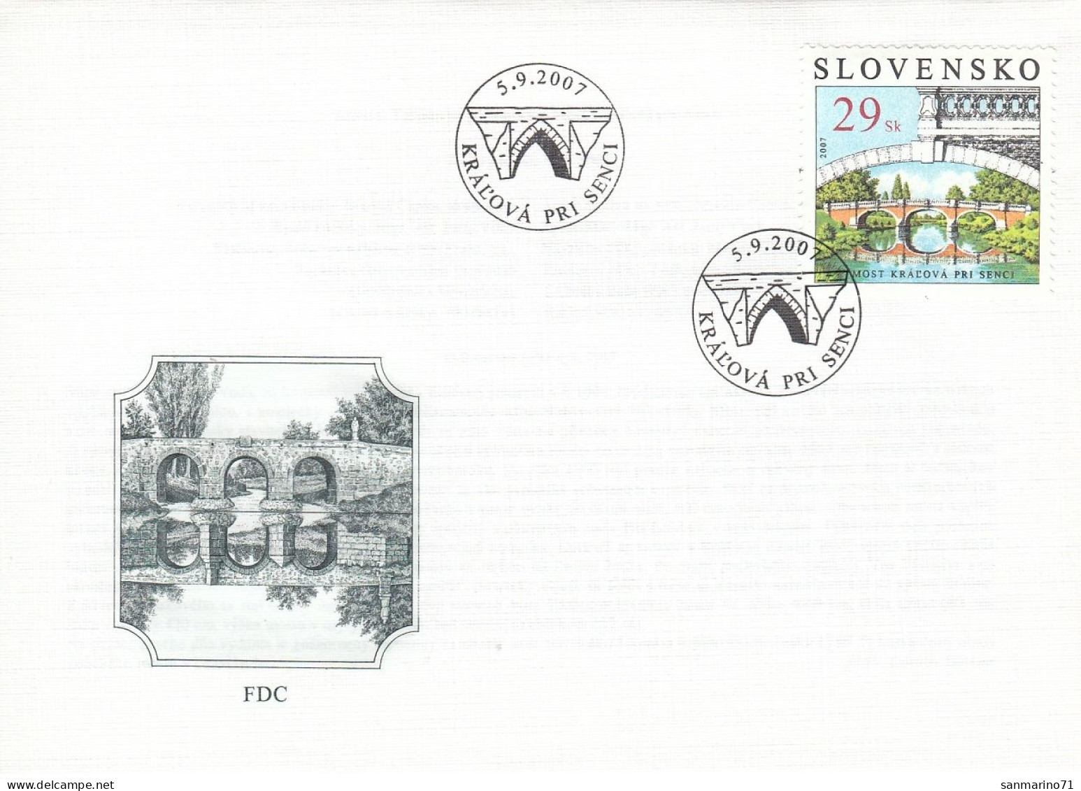 FDC SLOVAKIA 565 - FDC