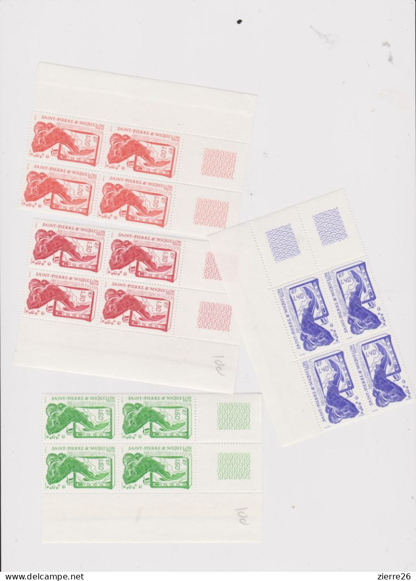St Pierre Miquelon Lot Marianne Et Poissons Pour Courrier  Port Offert - Unused Stamps