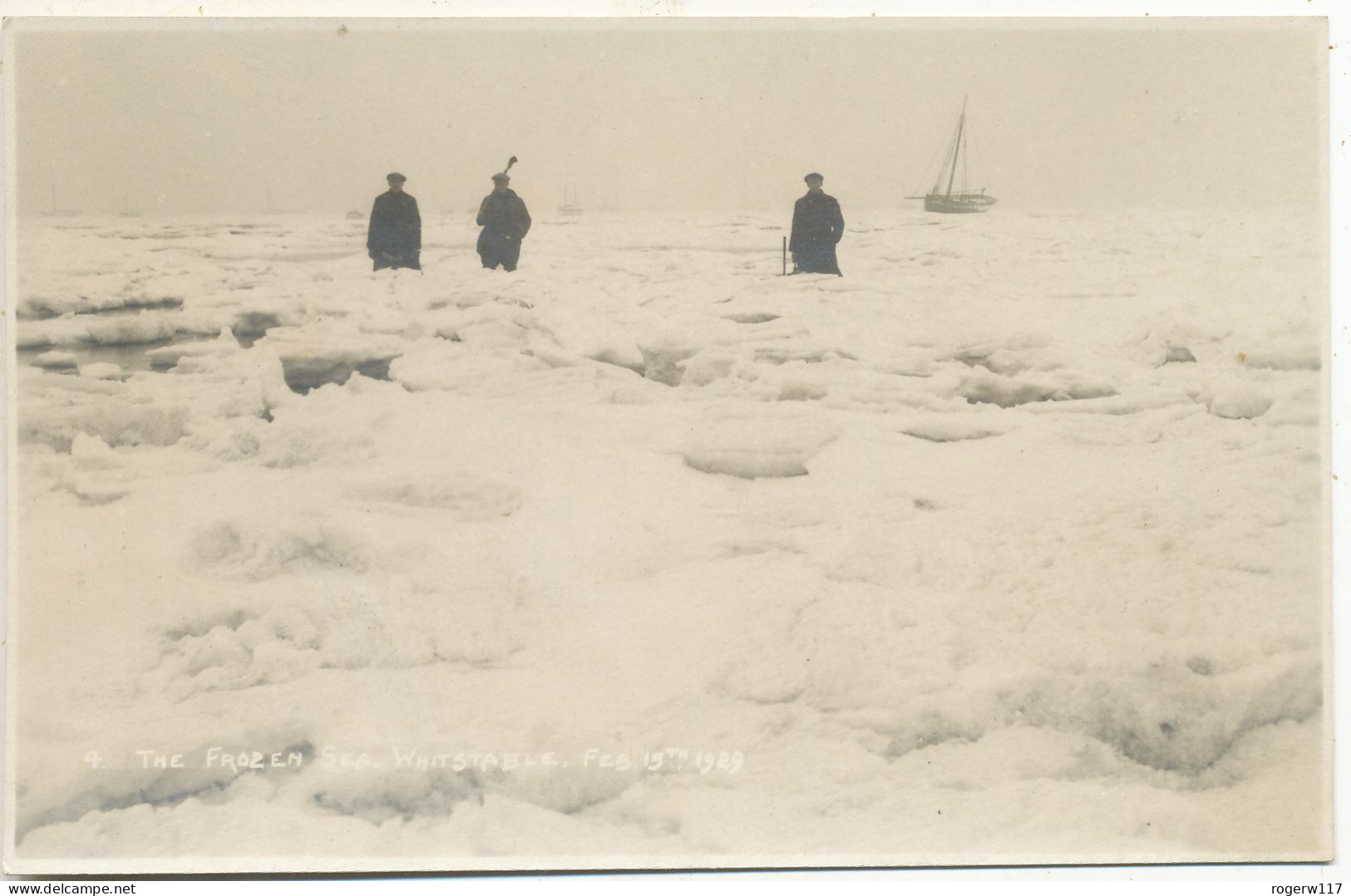 The Frozen Sea At Whitstable, February 15th 1929 - Autres & Non Classés