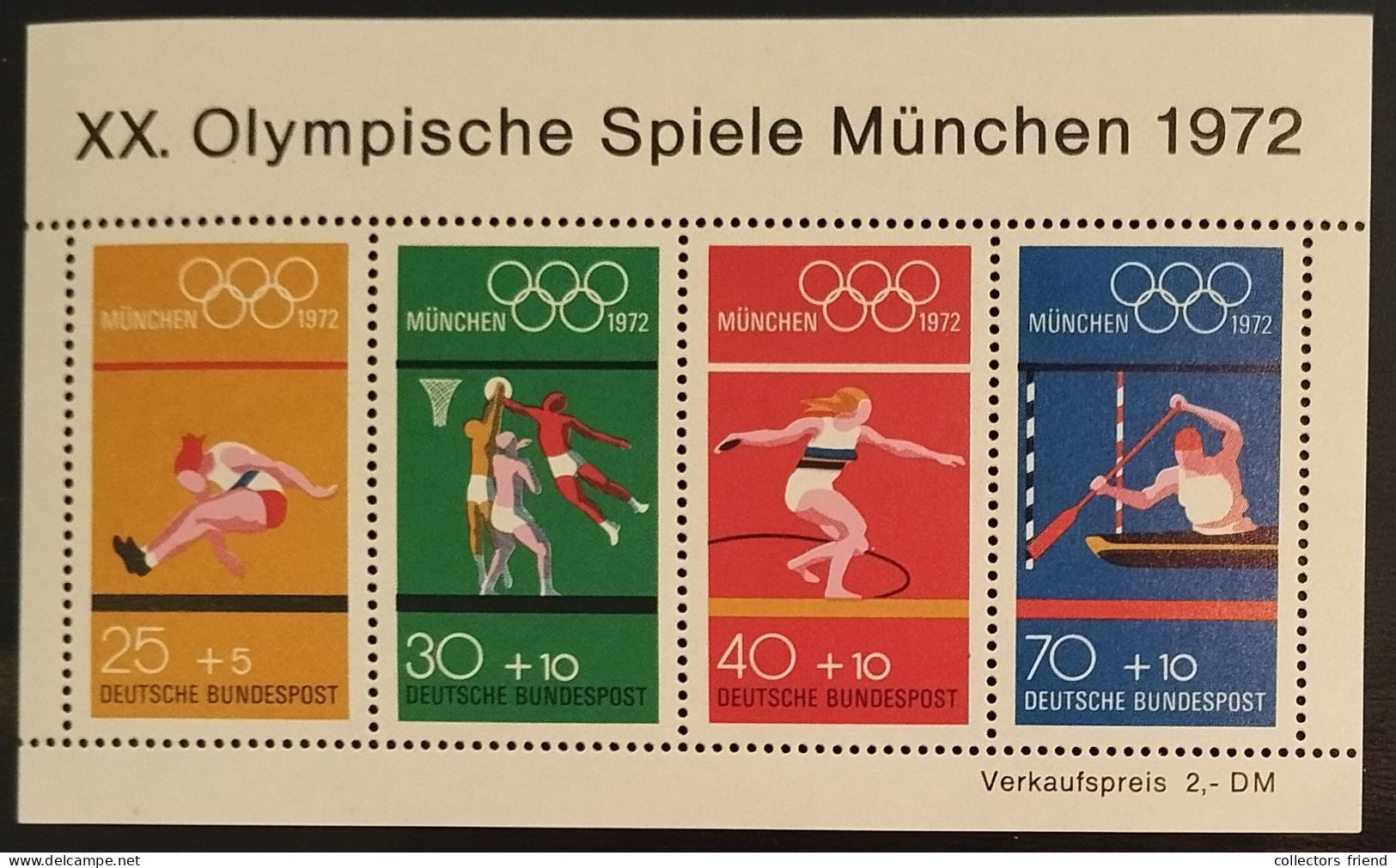 Germany BRD - Olympia Olimpiques Olympic Games - München Munich '72 - Block 7+8 - MNH** - Zomer 1976: Montreal