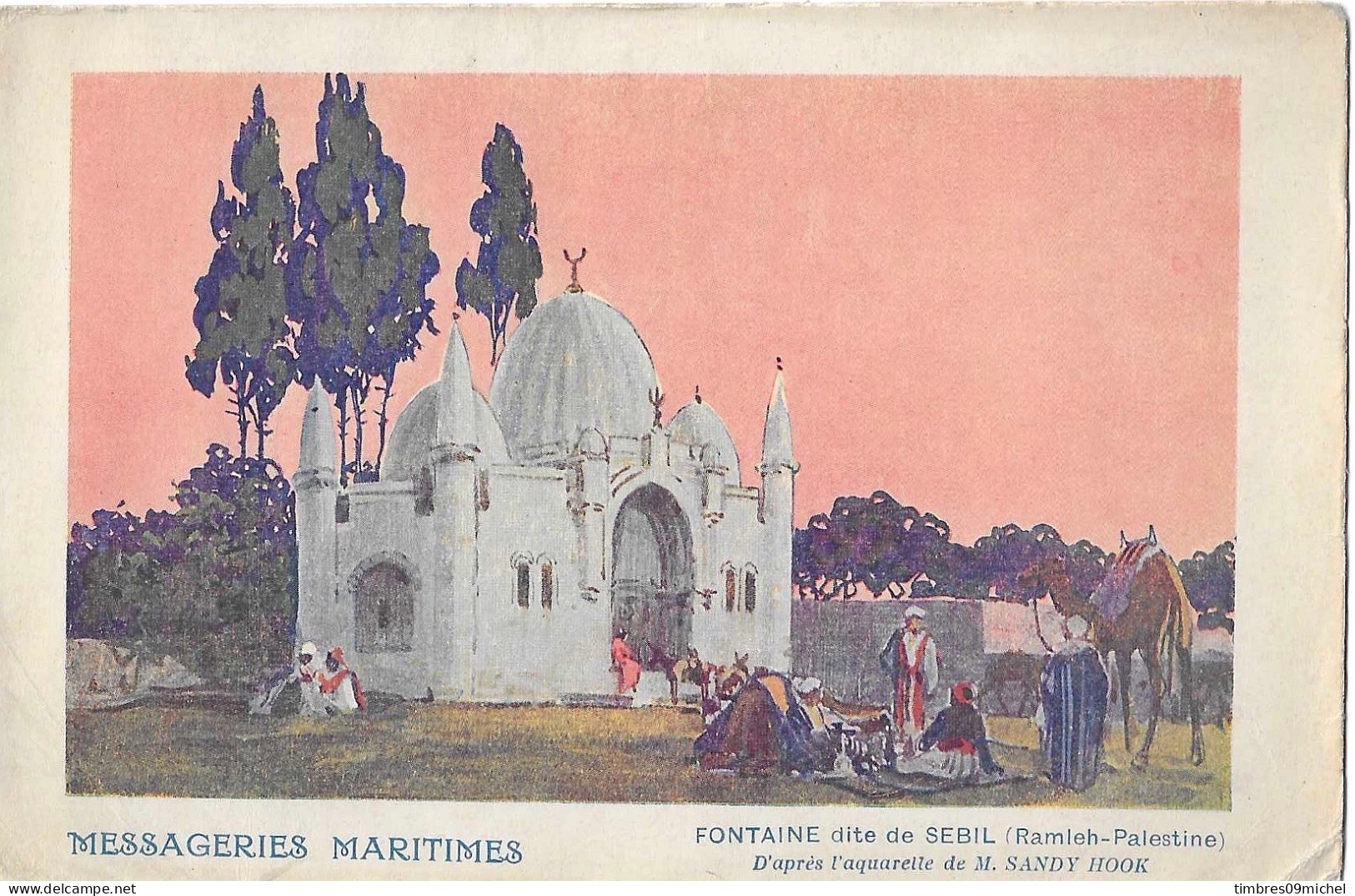 CPA Egypte Messagerie Maritimes - Autres & Non Classés