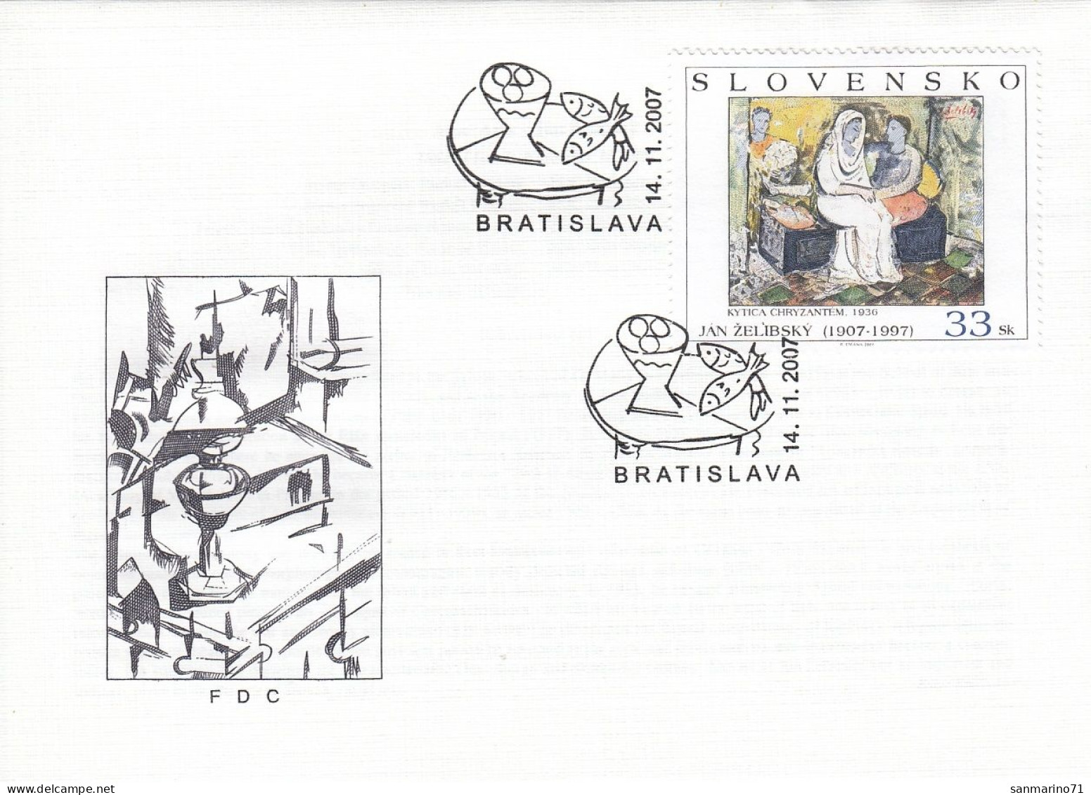 FDC SLOVAKIA 568 - FDC