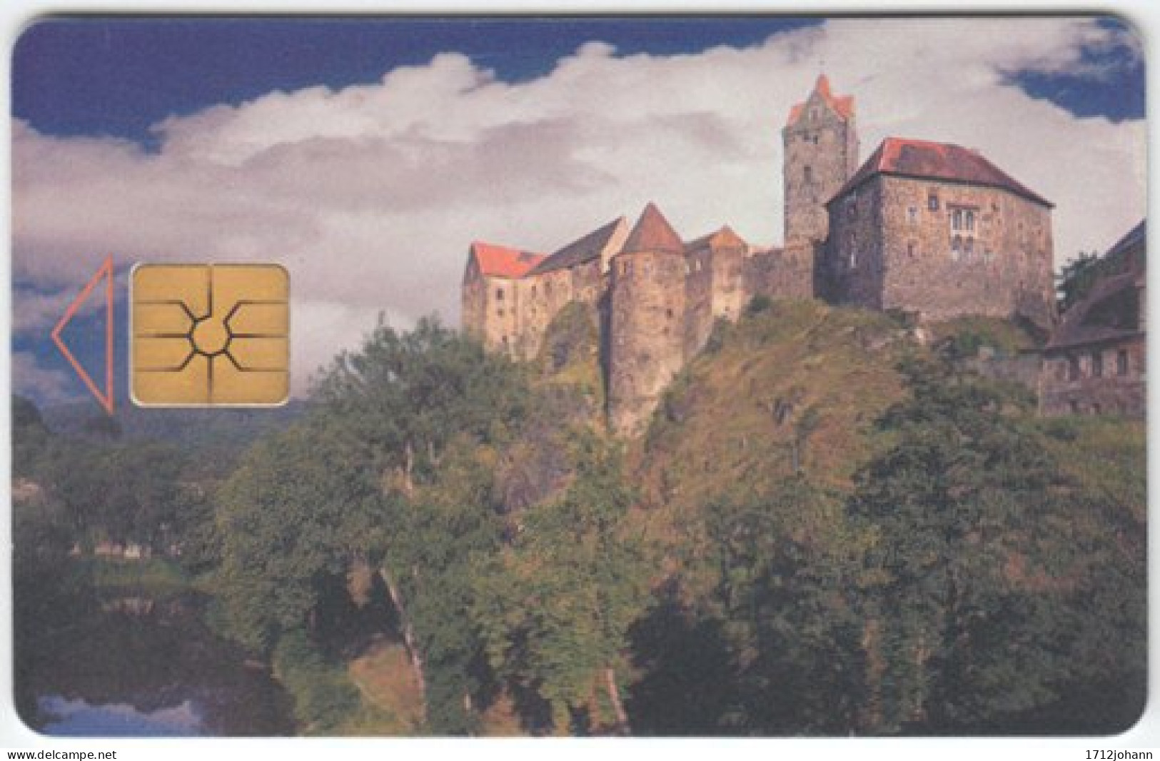 CZECH REP. B-695 Chip Telecom - Culture, Castle - Used - República Checa