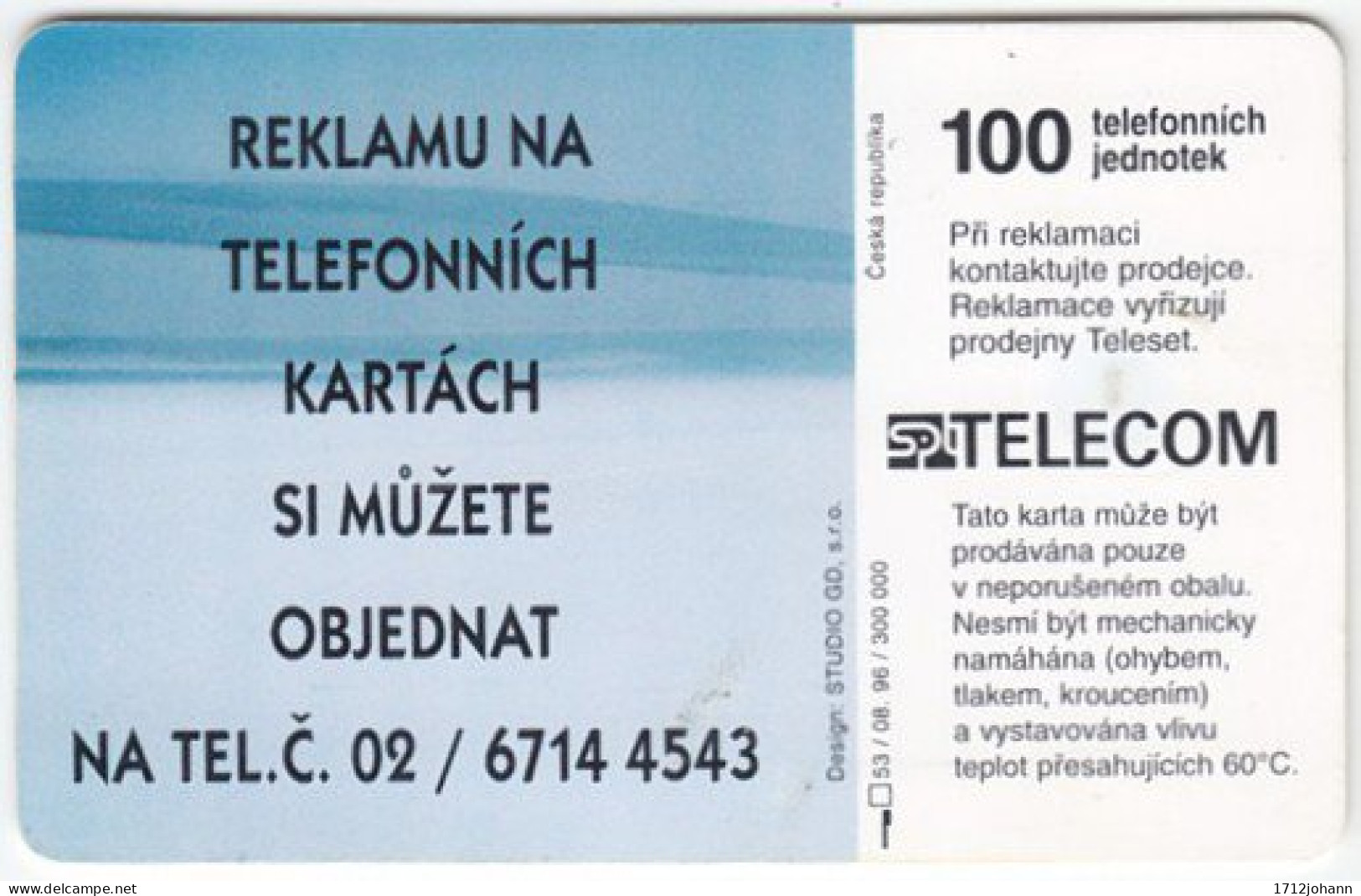 CZECH REP. B-773 Chip Telecom - Animal, Polar Bear, Communication, Phone Booth - Used - República Checa