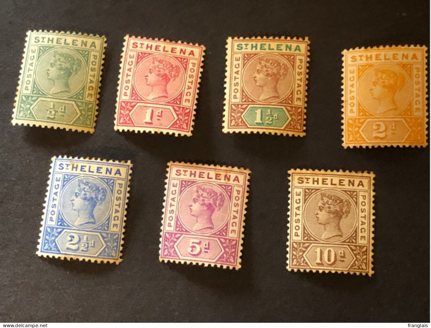 SAINT HELENA SG 46 47 48 49 50 51 And 52 Complete Set MH* Some With Slight Toning, See Scan - St. Helena