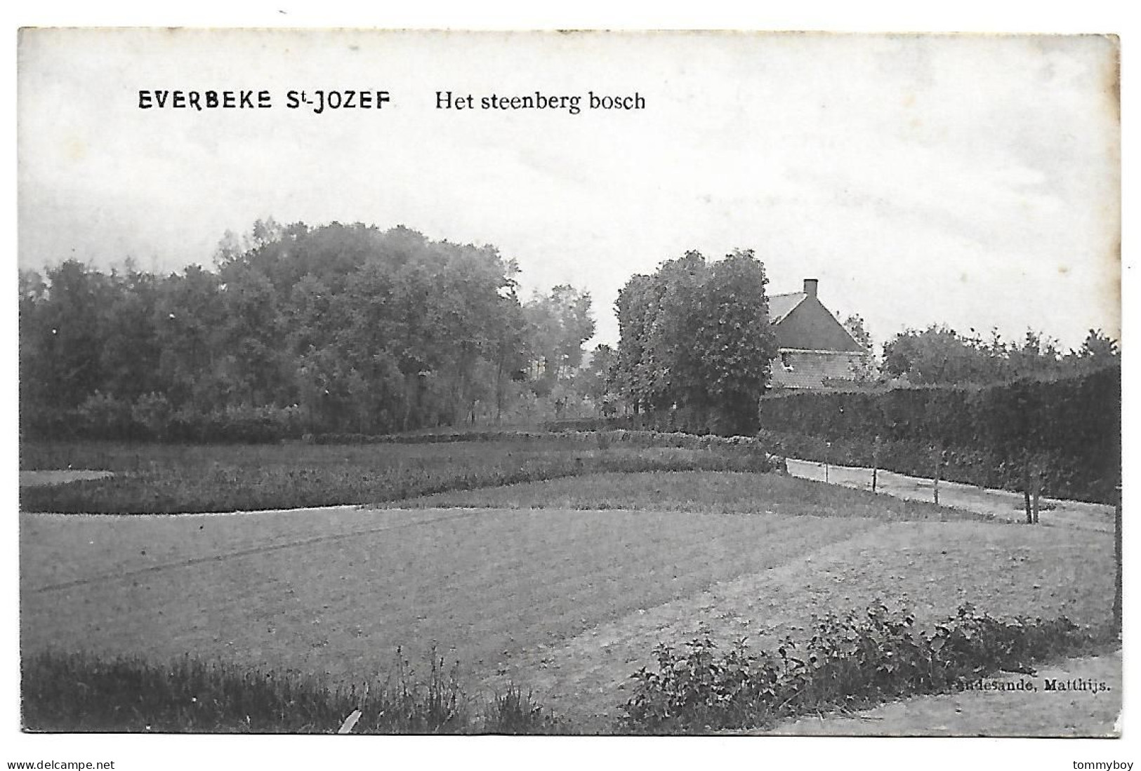 CPA Everbeke St Jozef, Het Steenberg Bosch - Brakel