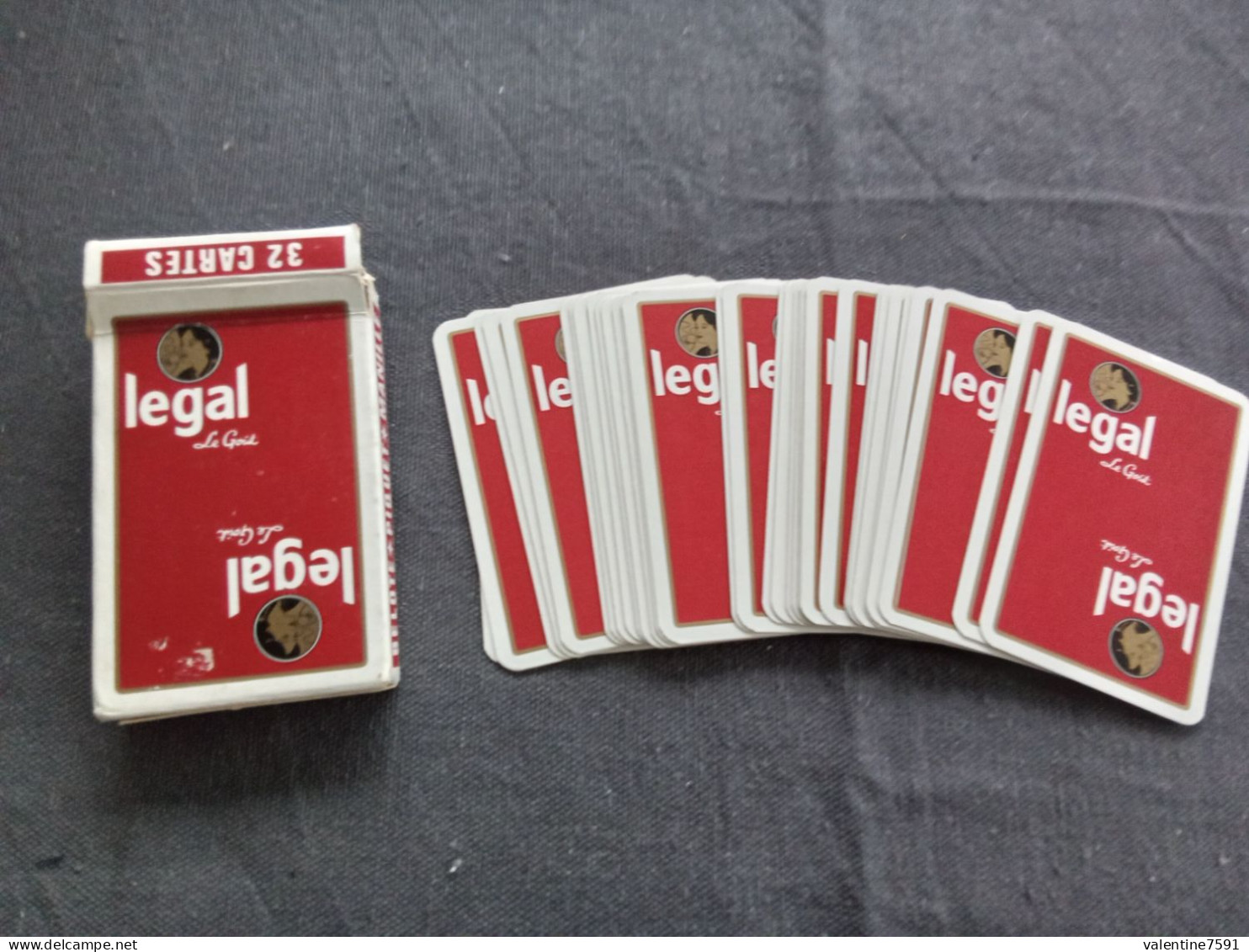 Jeu 32  Cartes "  LE GAL Café"    Bon état     Net  3 - Carte Da Gioco