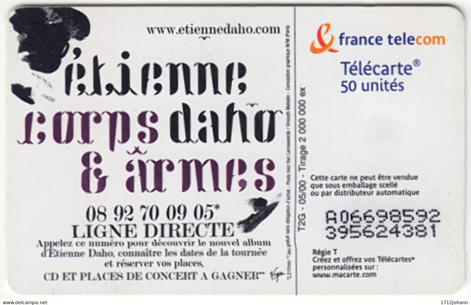 FRANCE C-329 Chip Telecom - Used - 2000