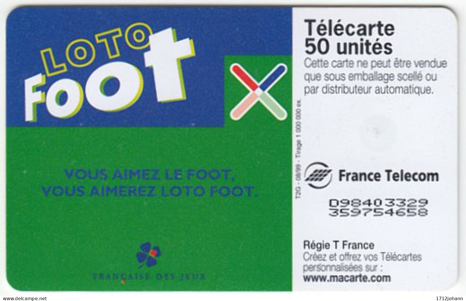 FRANCE C-367 Chip Telecom - Used - 1999