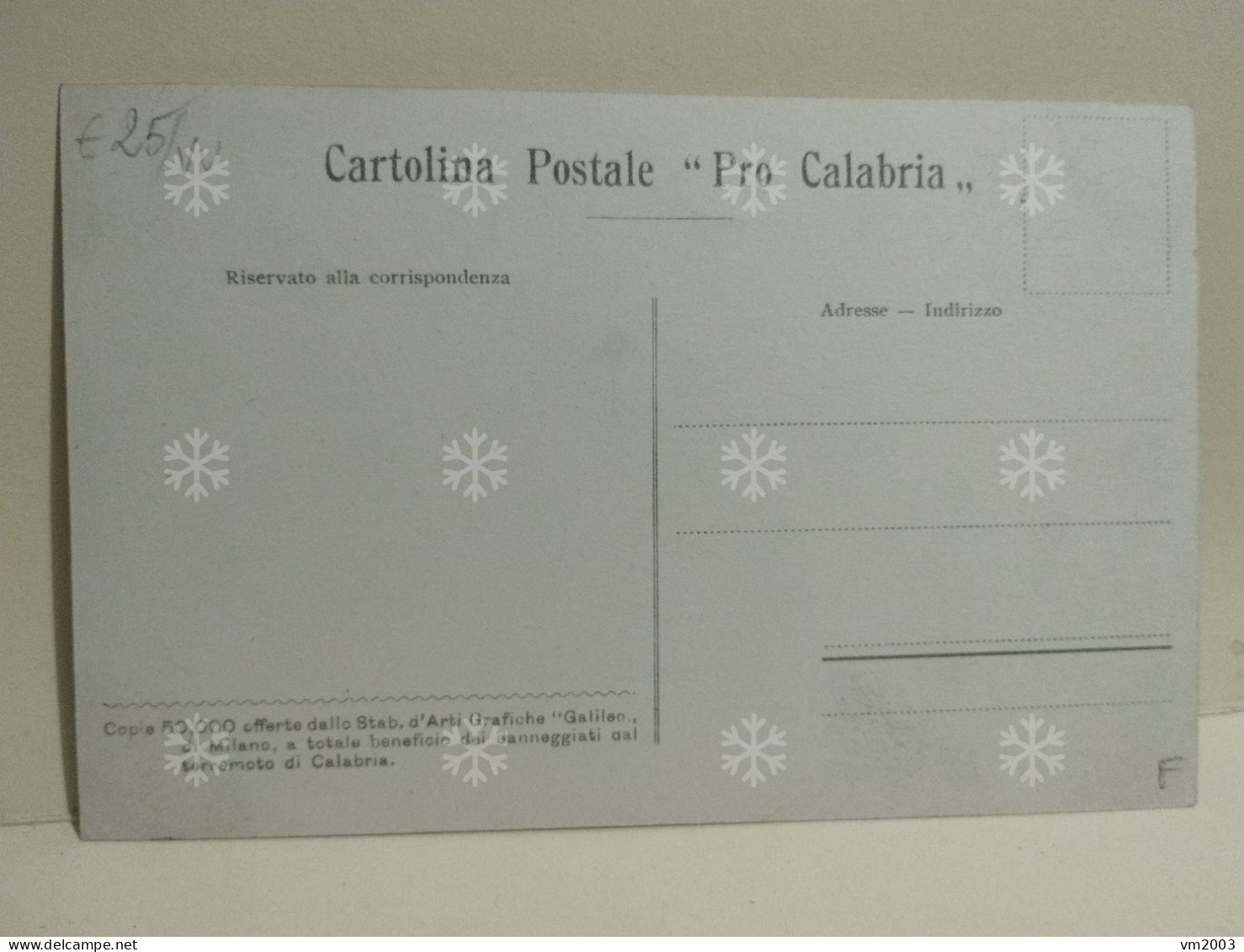 2x Cartoline Italia Terremoto 1905 Earthquake Calabria LA FUGA DA STEFANACONI (Vibo Valentia) LE CAMPANE SALVATE - Autres & Non Classés