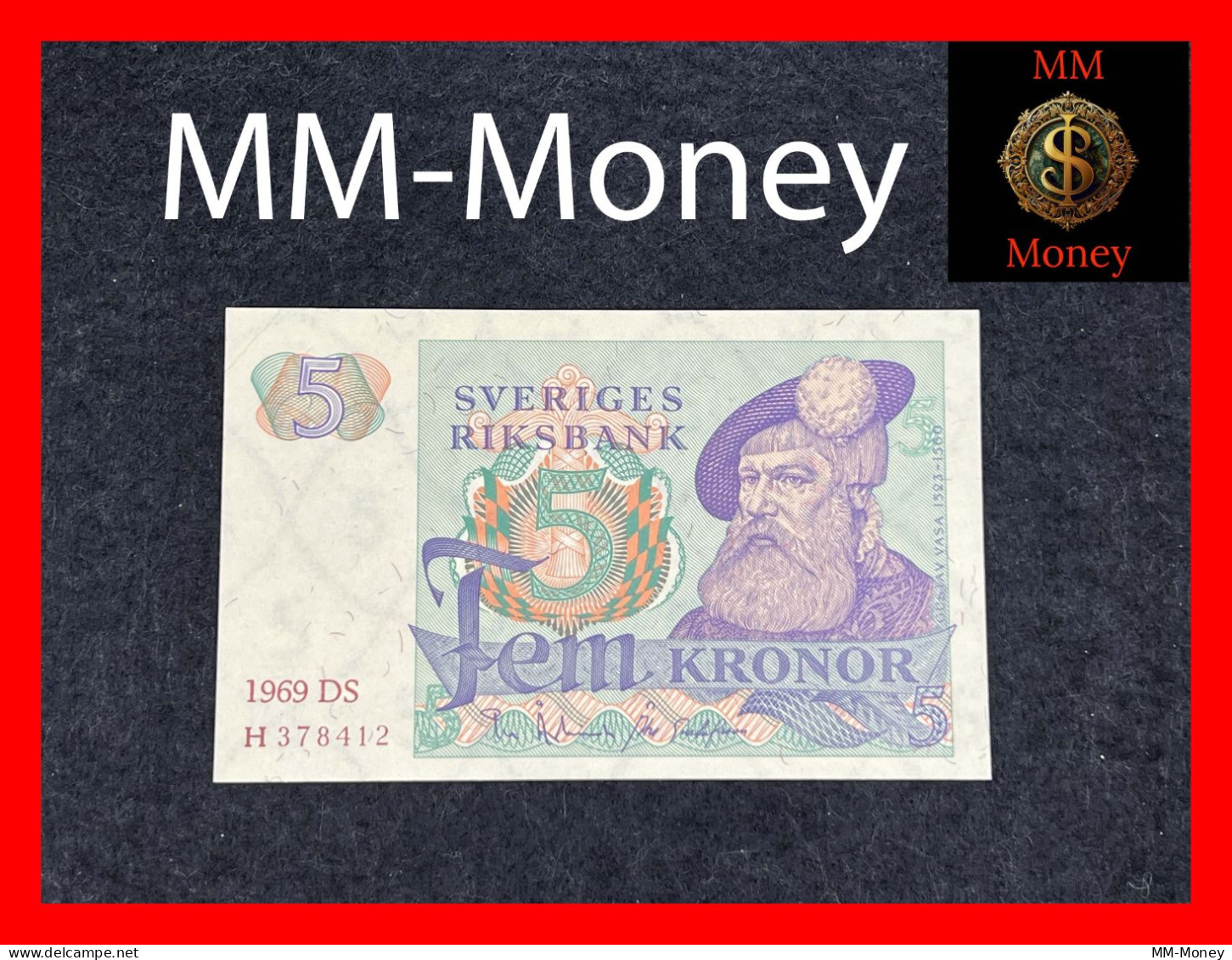 SWEDEN  5 Kronor 1969  P. 51  UNC - Schweden