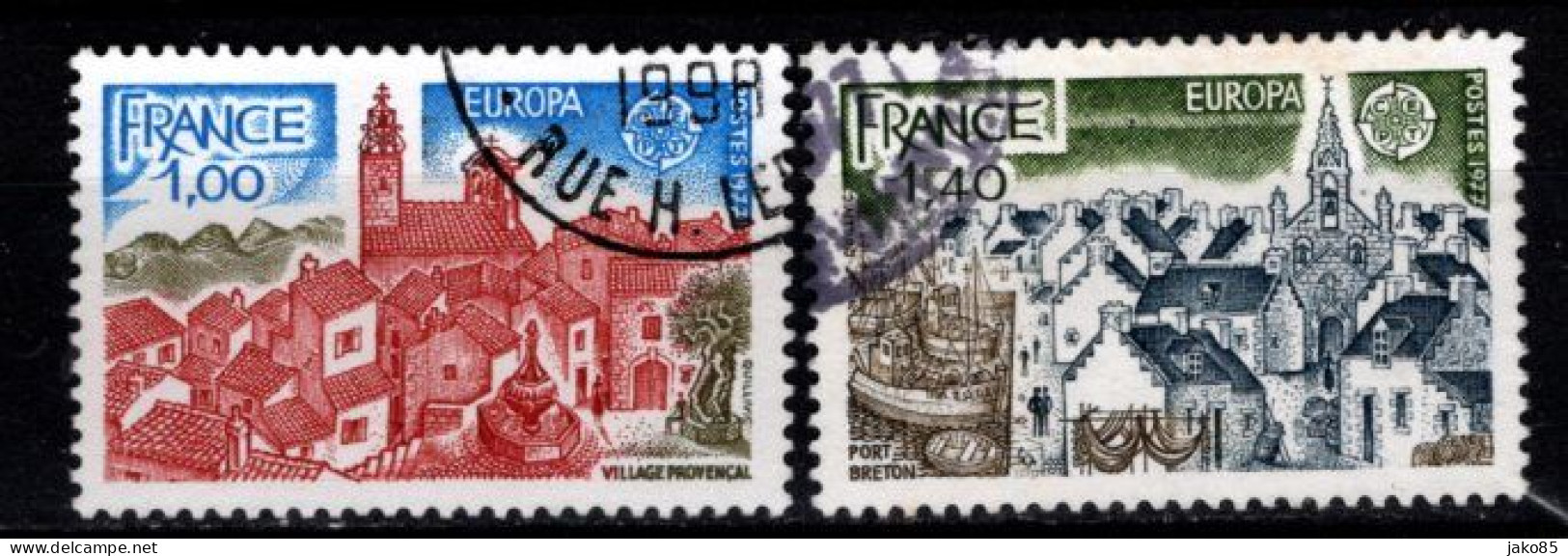 - FRANCE - 1978 - YT N° 2008 / 2009 - Oblitérés - Europa - Gebraucht