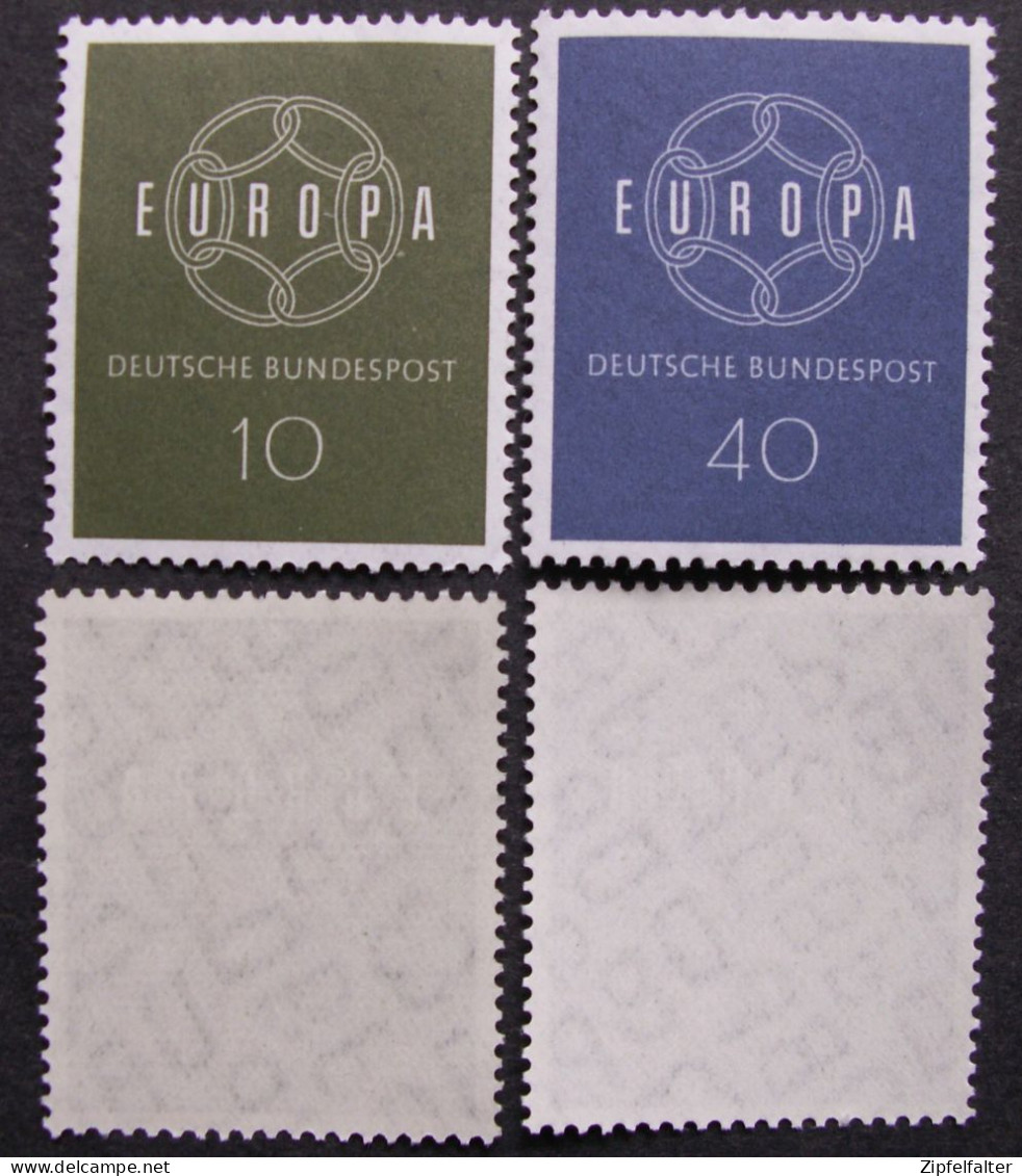 10x Europa Cept 1959 Feinst ** Postfrisch. Michel-Katalog 320/1. Bundesrepüublik Deutschland. - Ungebraucht