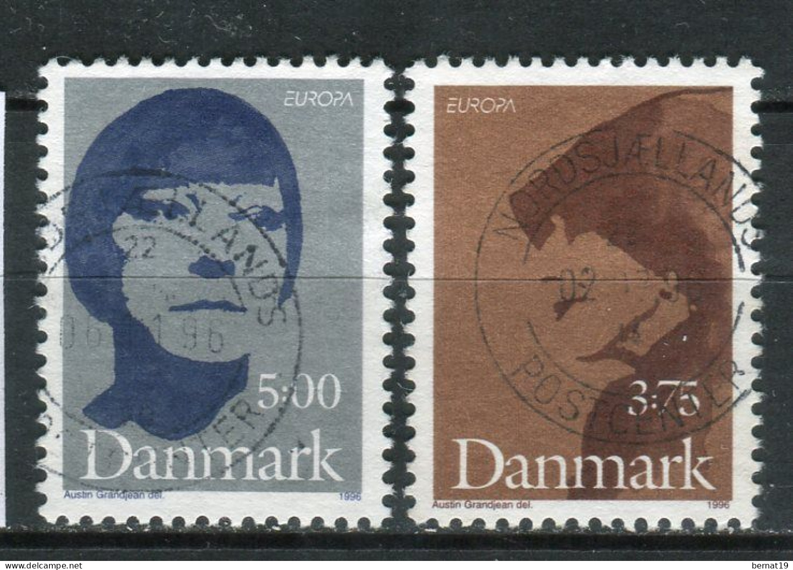 Dinamarca 1996. Yvert 1128-29 Usado. - Used Stamps