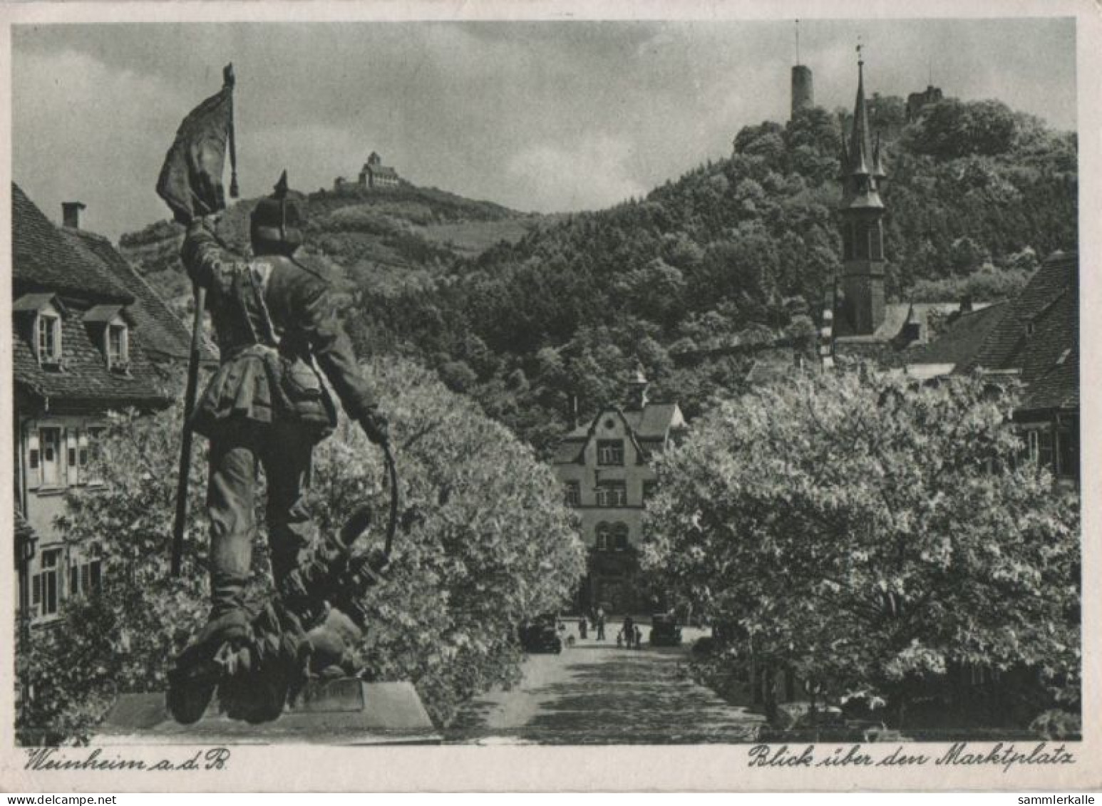 112902 - Weinheim - Blick über Den Marktplatz - Weinheim