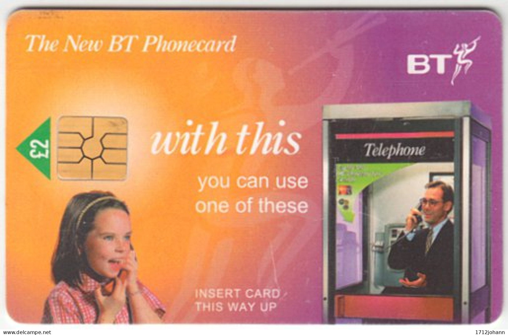 GREAT BRITAIN C-521 Chip BT - Communication, Phone Booth - Used - BT Allgemeine