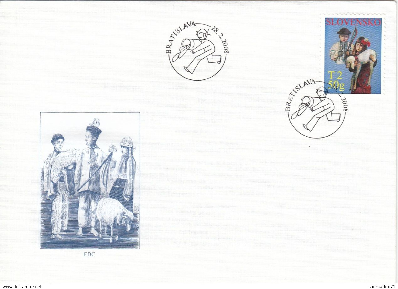 FDC SLOVAKIA 573 - FDC