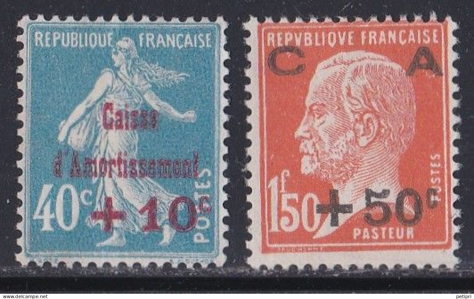 France Y&T  N ° 246  Et  248  Neuf Sans Gomme - Unused Stamps