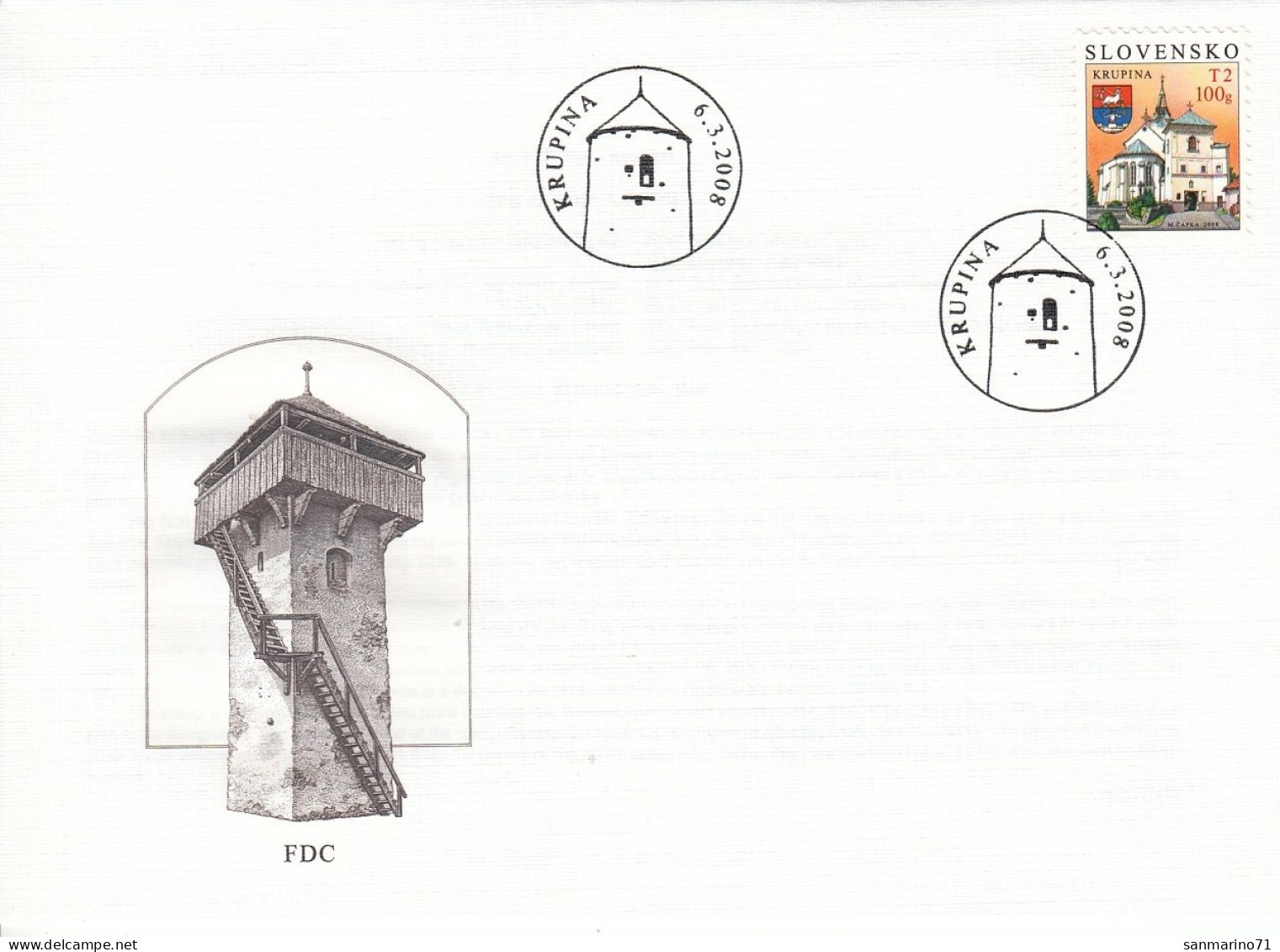 FDC SLOVAKIA 574 - FDC