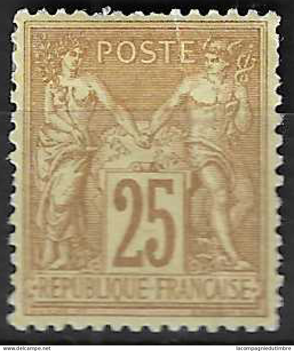 France Sage YT N° 92 Neuf *. Belle Qualité Standard. - 1876-1898 Sage (Type II)