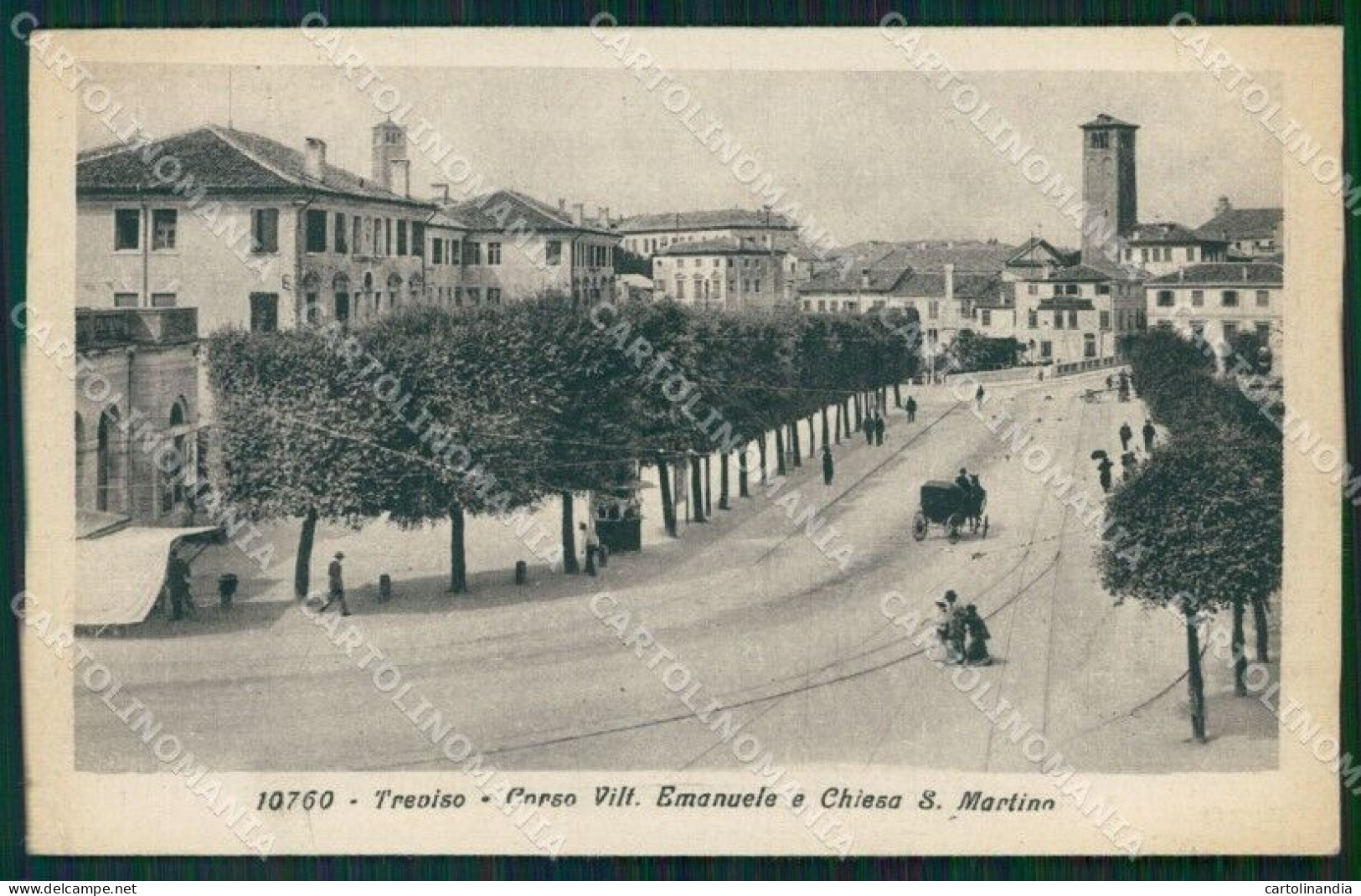 Treviso Città PIEGHINA STRAPPINO Cartolina QT3952 - Treviso
