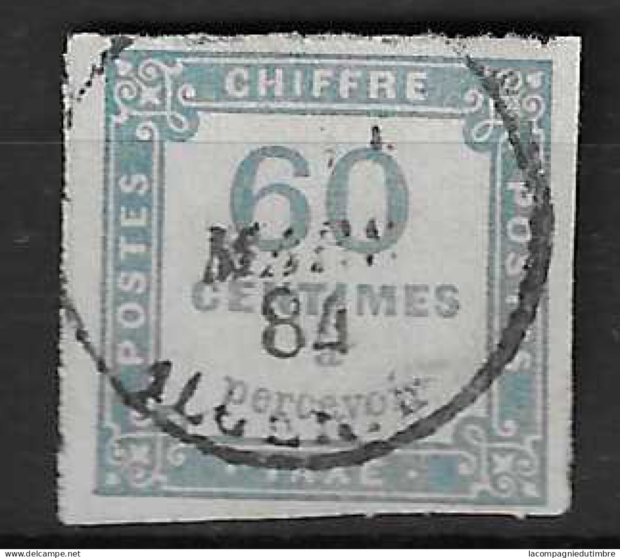 France Taxe YT N° 9 Oblitéré. TB - 1859-1959 Oblitérés