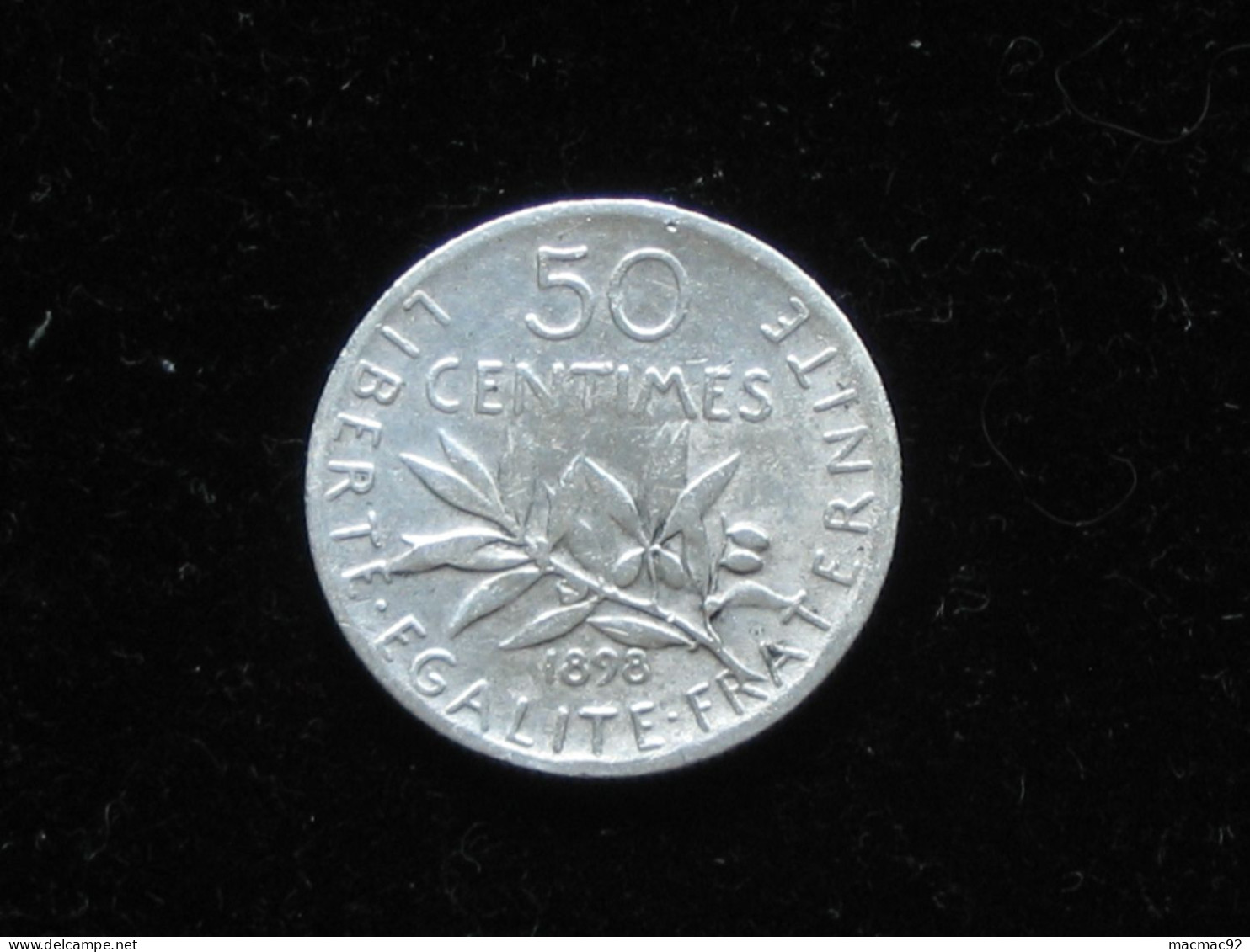 50 Centimes Semeuse 1898   **** EN ACHAT IMMEDIAT **** - 50 Centimes