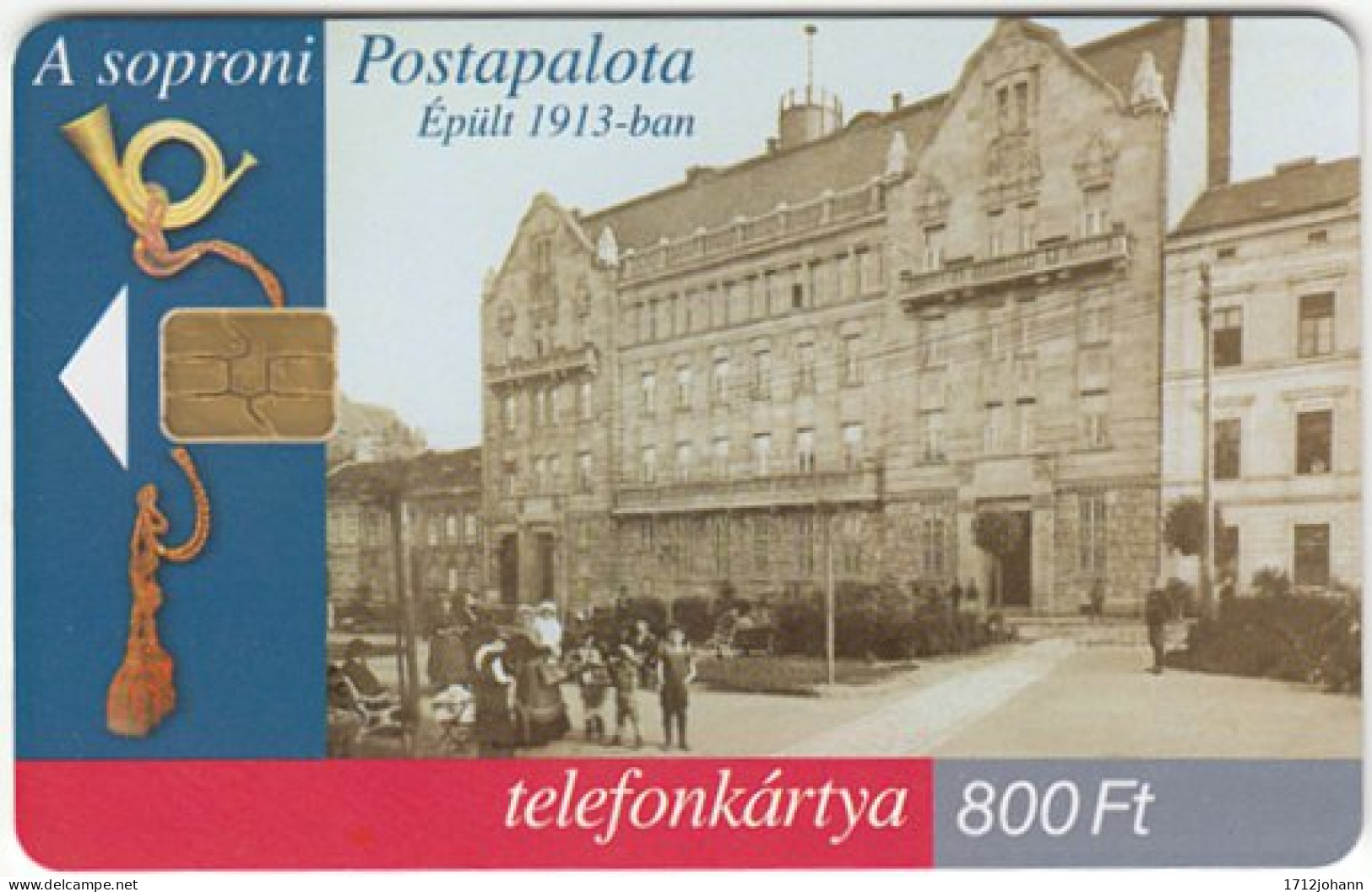 HUNGARY E-337 Chip Matav - Communication, Historic Post Office - Used - Ungarn