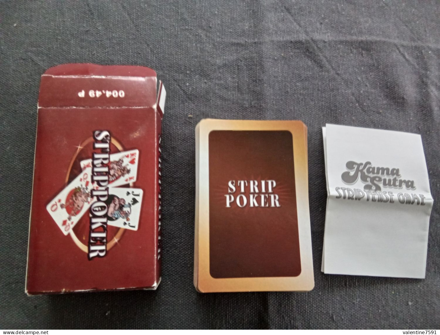 Jeu De 52   Cartes "  STRIP POKER  ’    Bon état     Net  7 - Cartes à Jouer Classiques