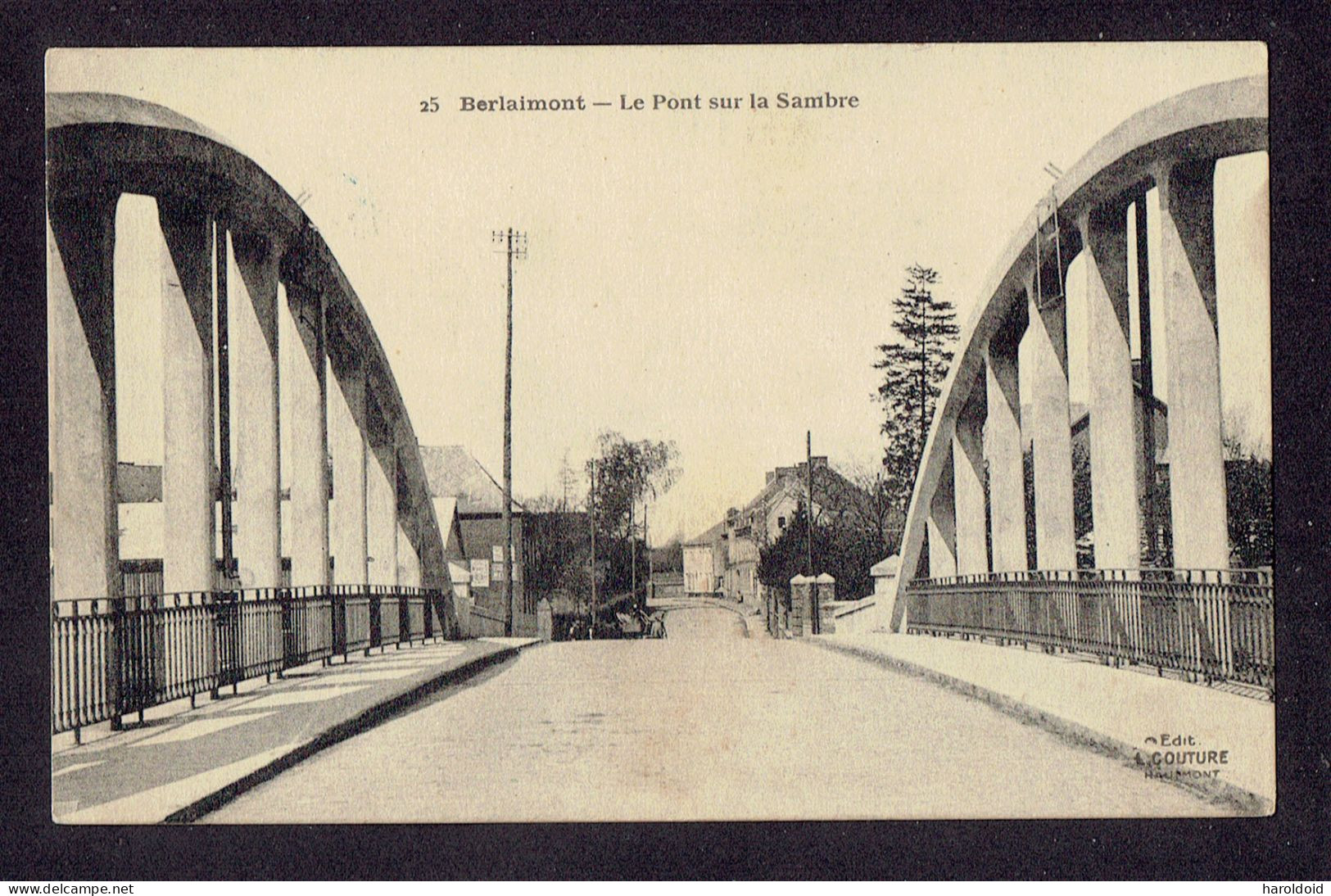 CPA 59 - BERLAIMONT - LE PONT SUR LA SAMBRE - Berlaimont