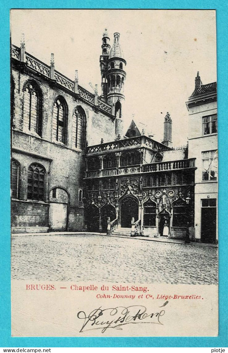 * Brugge - Bruges (West Vlaanderen) * (Cohn Donnay Et Cie) Chapelle Du Saint Sang, De Burg, Heilig Bloed Kapel - Brugge