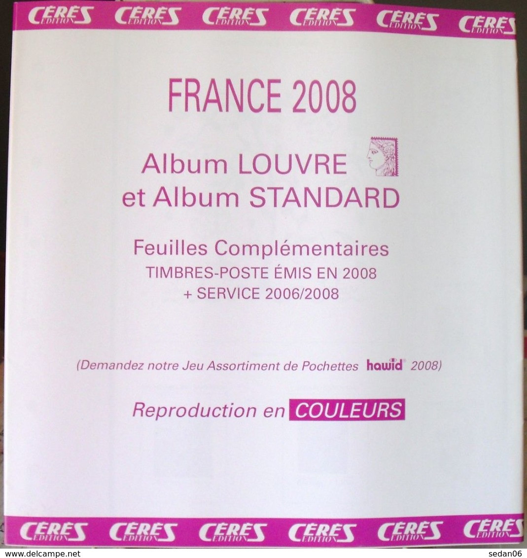 CERES - Jeu FRANCE LOUVRE (Standard) 2008 (Sans Pochettes) - Pre-Impresas