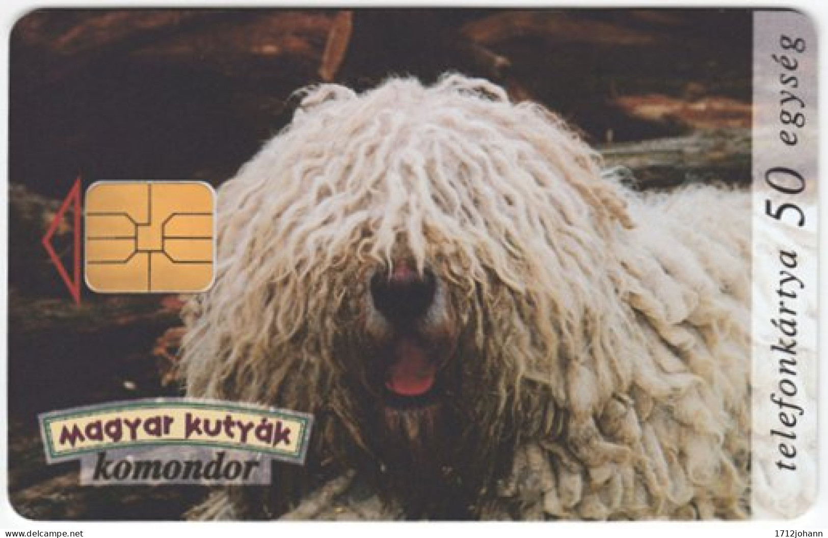 HUNGARY E-592 Chip Matav - Animal, Dog - Used - Hungary