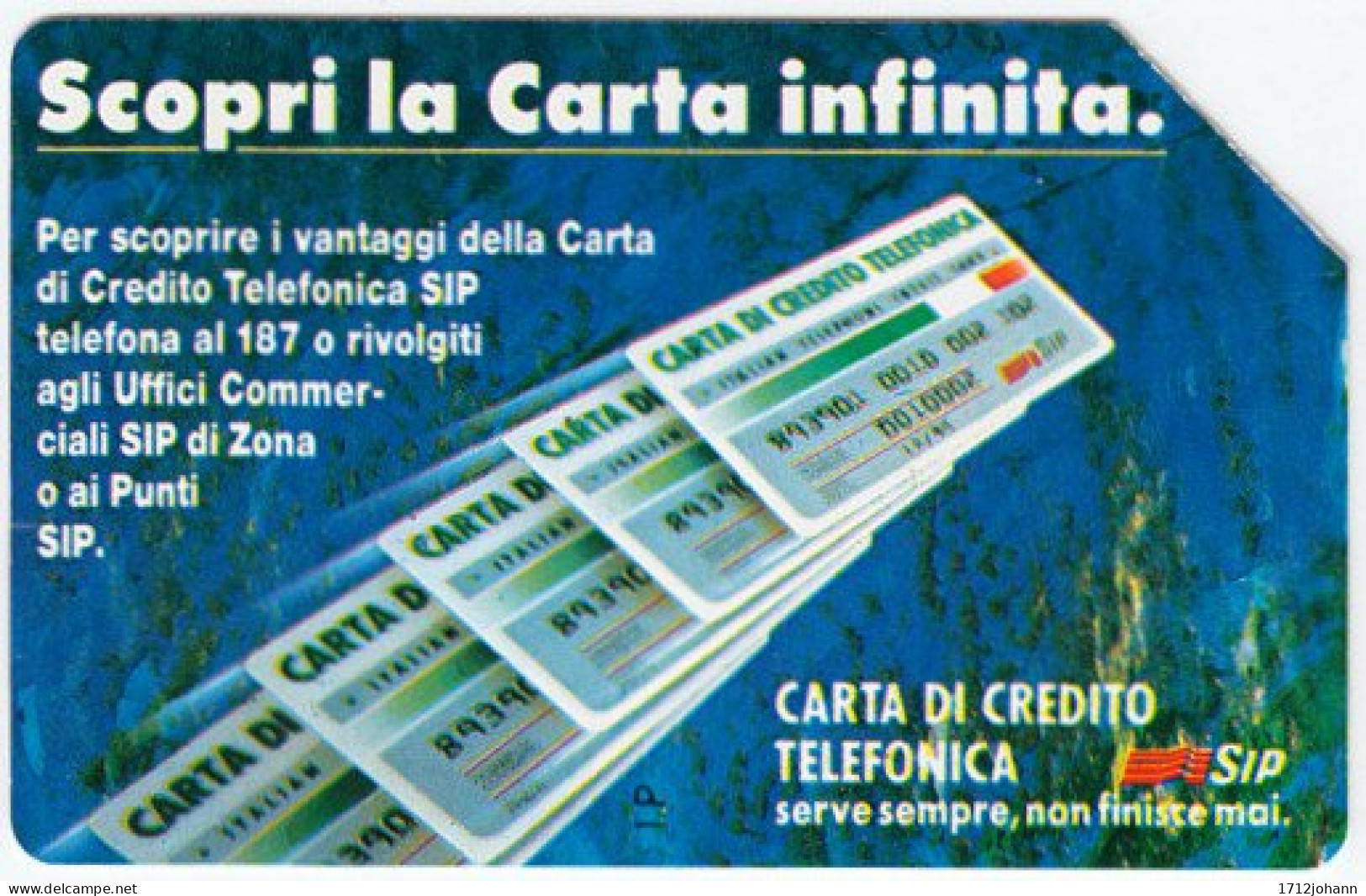 ITALY A-424 Magnetic Telecom - Communication, Phonecard - (5.000 L) - Used - Publiques Figurées Ordinaires
