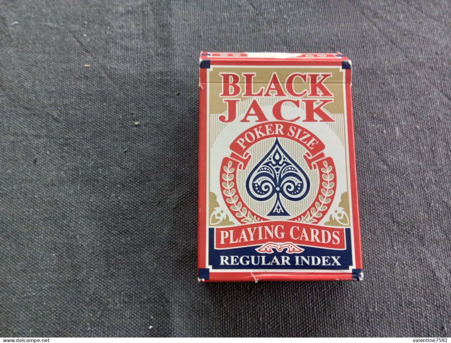 Jeu De 52   Cartes "  BLACK JACK  ’ Made In Belgium By Carta Mundi,  Bon état     Net  6 - Kartenspiele (traditionell)