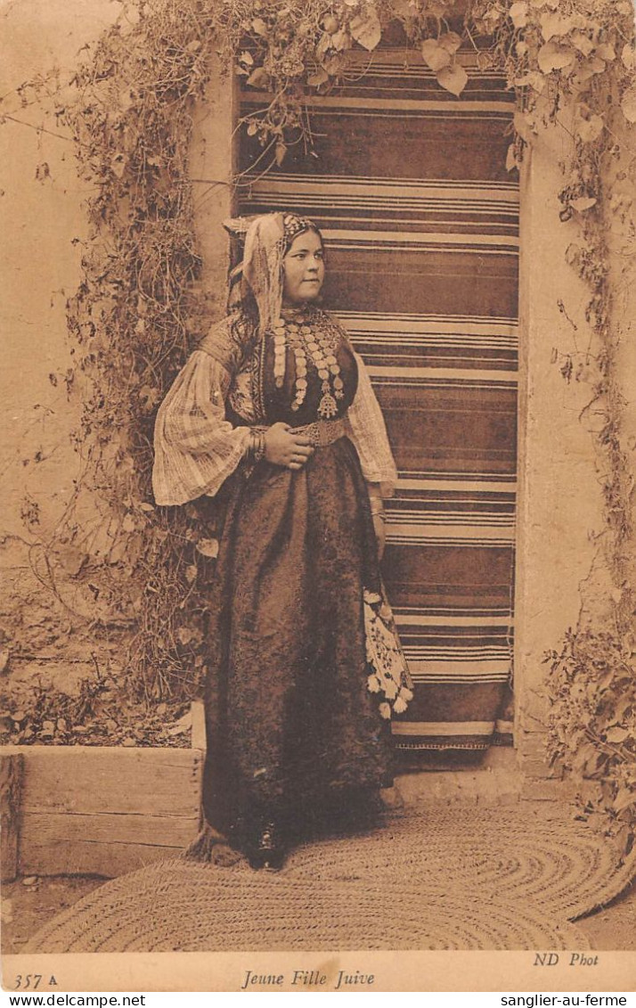 CPA ALGERIE / JEUNE FILLE JUIVE - Altri & Non Classificati