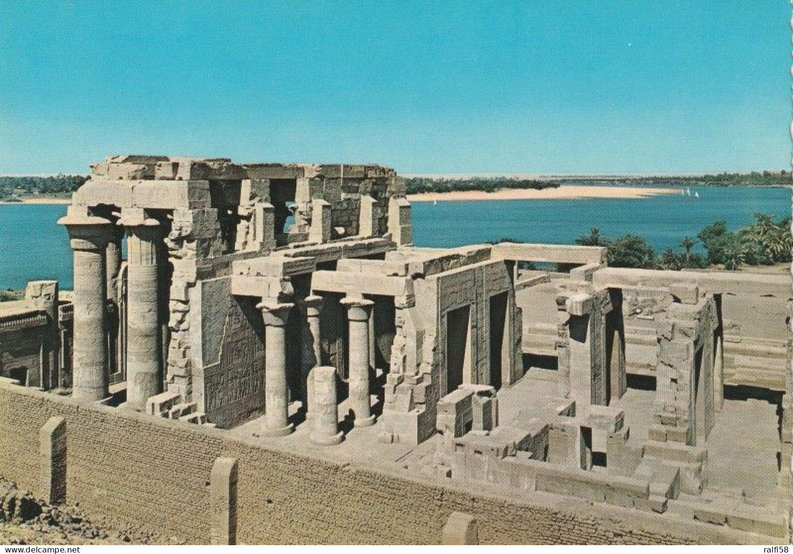 1 AK Ägypten * Der Doppeltempel Von Kom Ombo - Krüger Karte Nummer 748/8 * - Autres & Non Classés